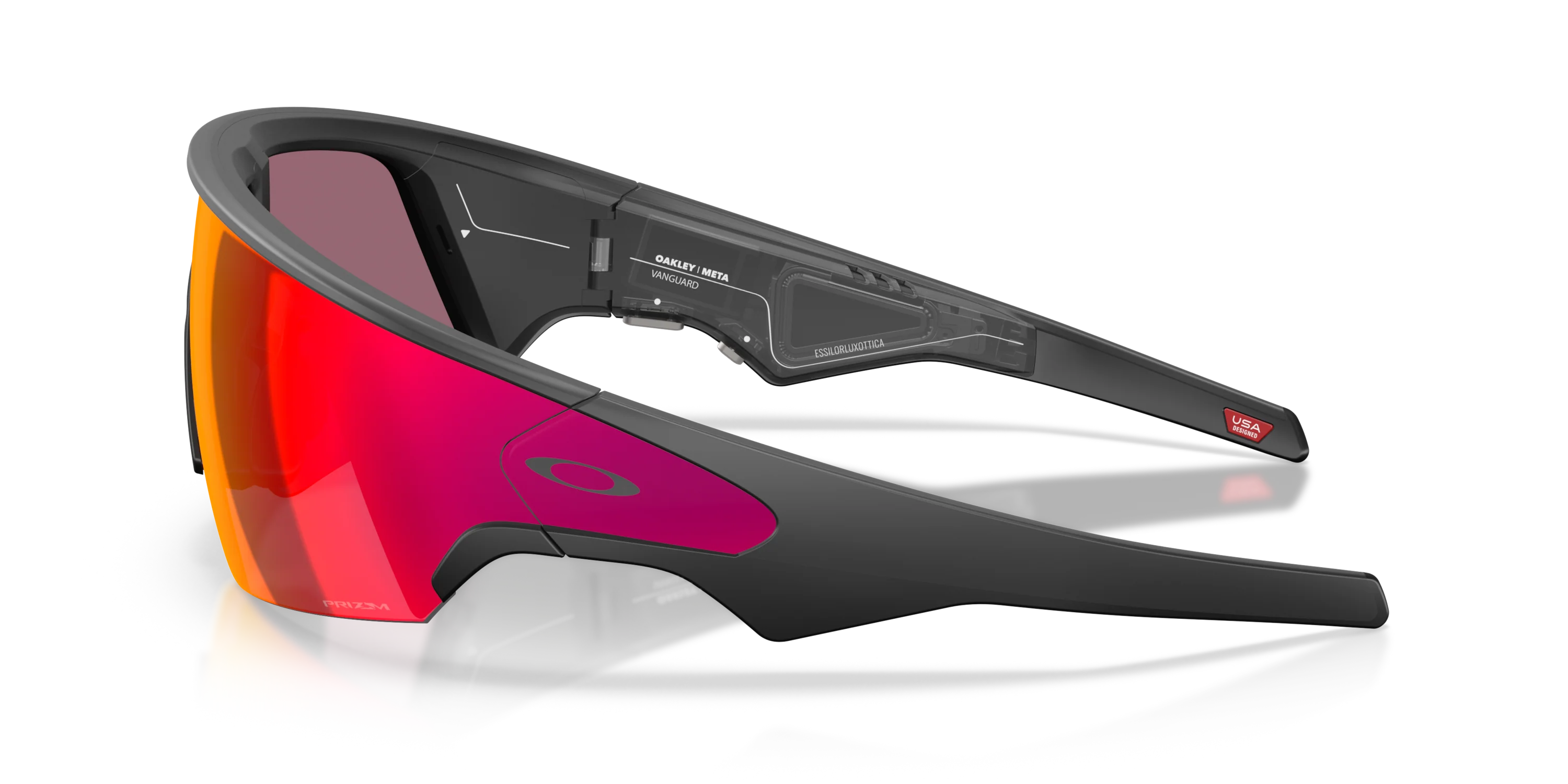 Lunettes OAKLEY VANGUARD META Noir Verre Prizm Road - Image 3
