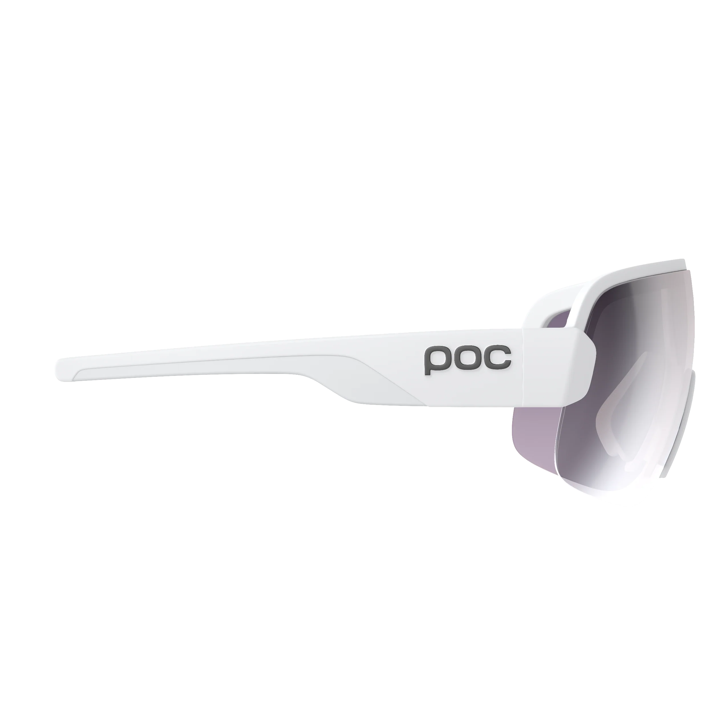 Lunettes POC AIM Blanc Verre Clarity Road Sunny Silver - Image 3