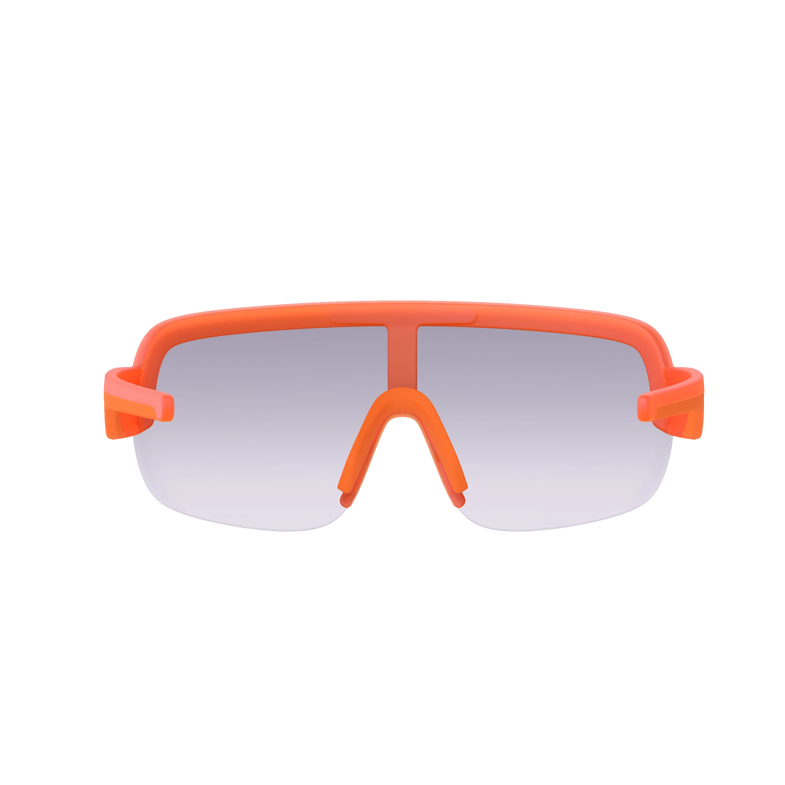 Lunettes POC AIM Orange Fluo Translucide Verre Clarity Road Partly Sunny Gold - Image 4
