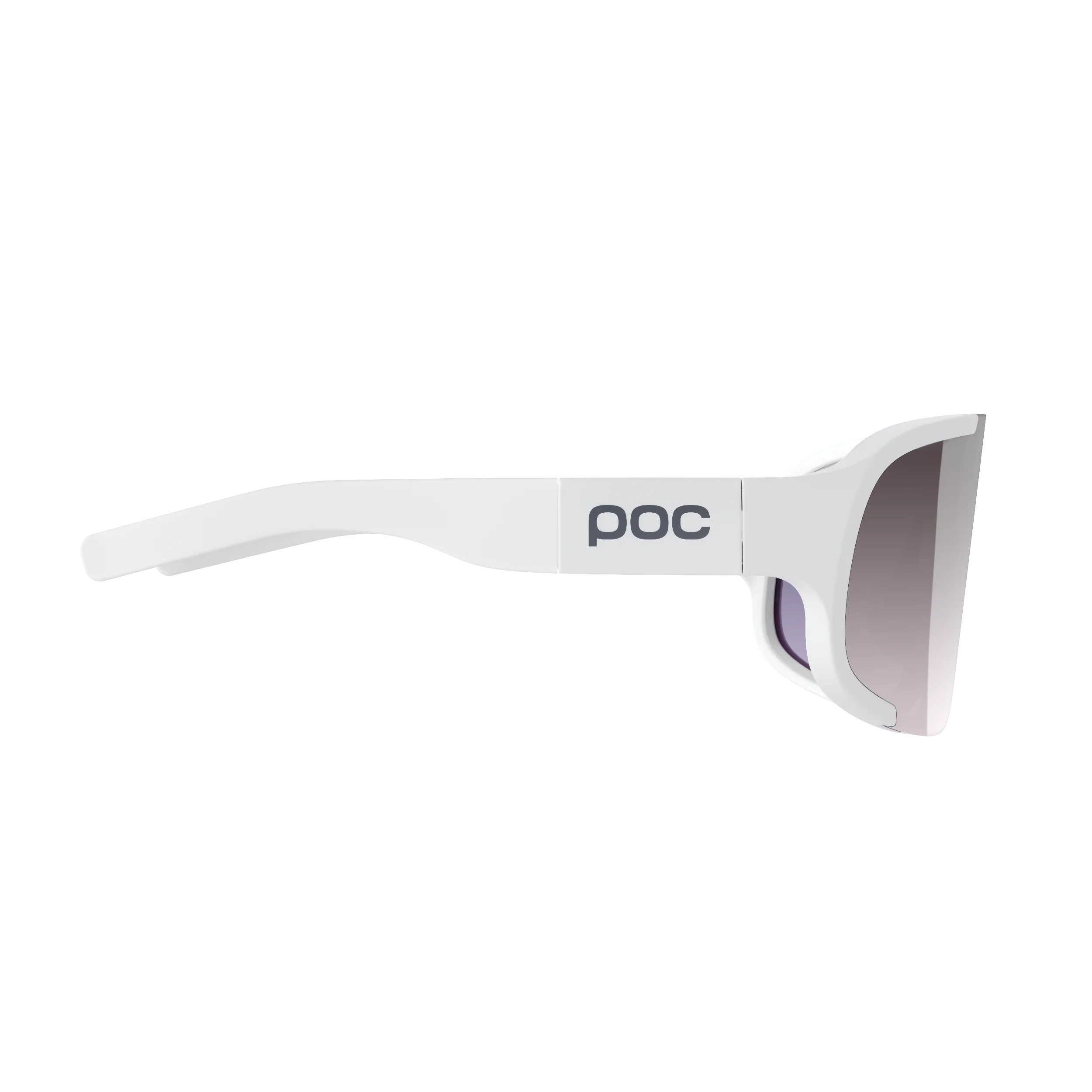 Lunettes POC ASPIRE MID Blanc Verre Clarity Road Sunny Silver - Image 3
