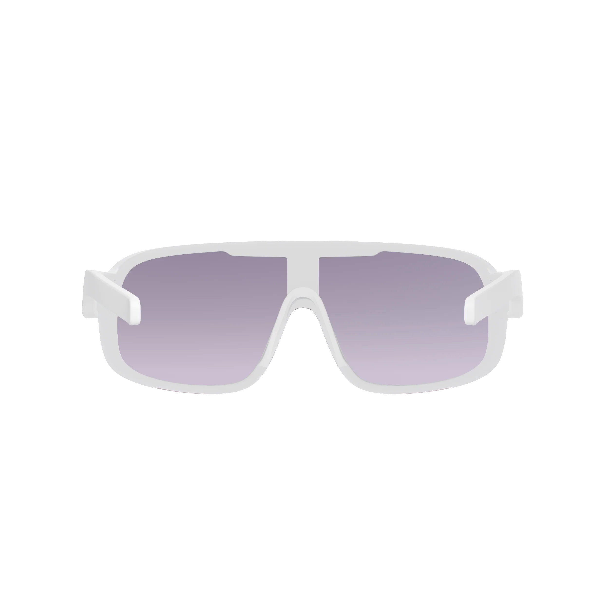 Lunettes POC ASPIRE MID Blanc Verre Clarity Road Sunny Silver - Image 4