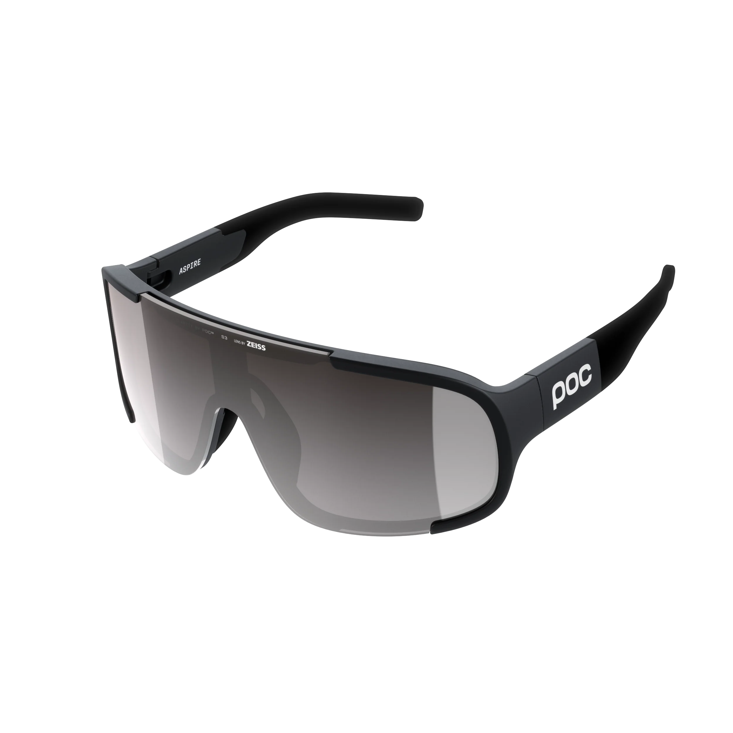 Lunettes POC ASPIRE WF Noir Verre Clarity Road Sunny Silver