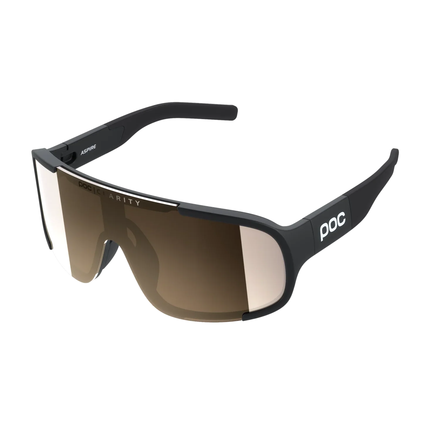 Lunettes POC ASPIRE WF Noir Verre Clarity Trail Partly Sunny Silver