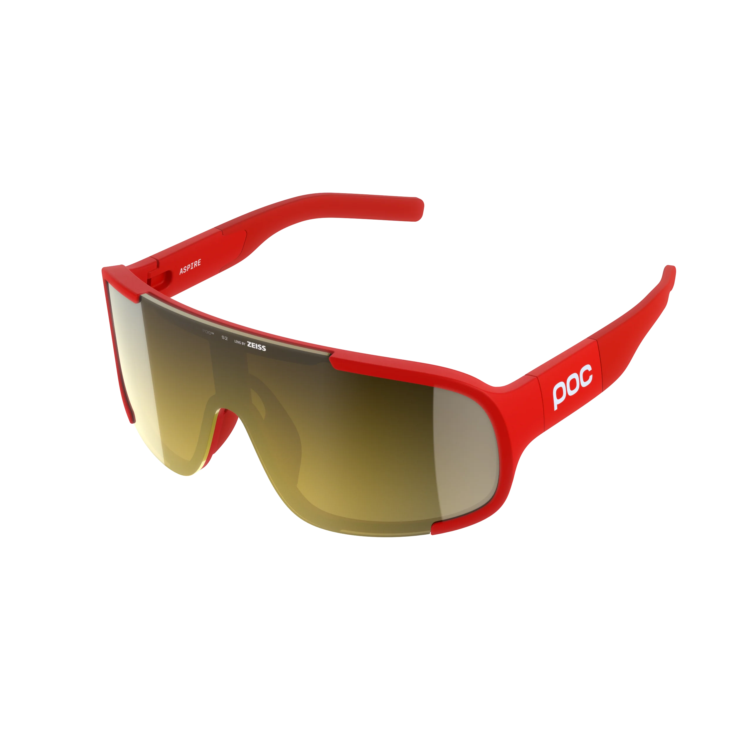 Lunettes POC ASPIRE WF Rouge Verre Clarity Road Partly Sunny Gold
