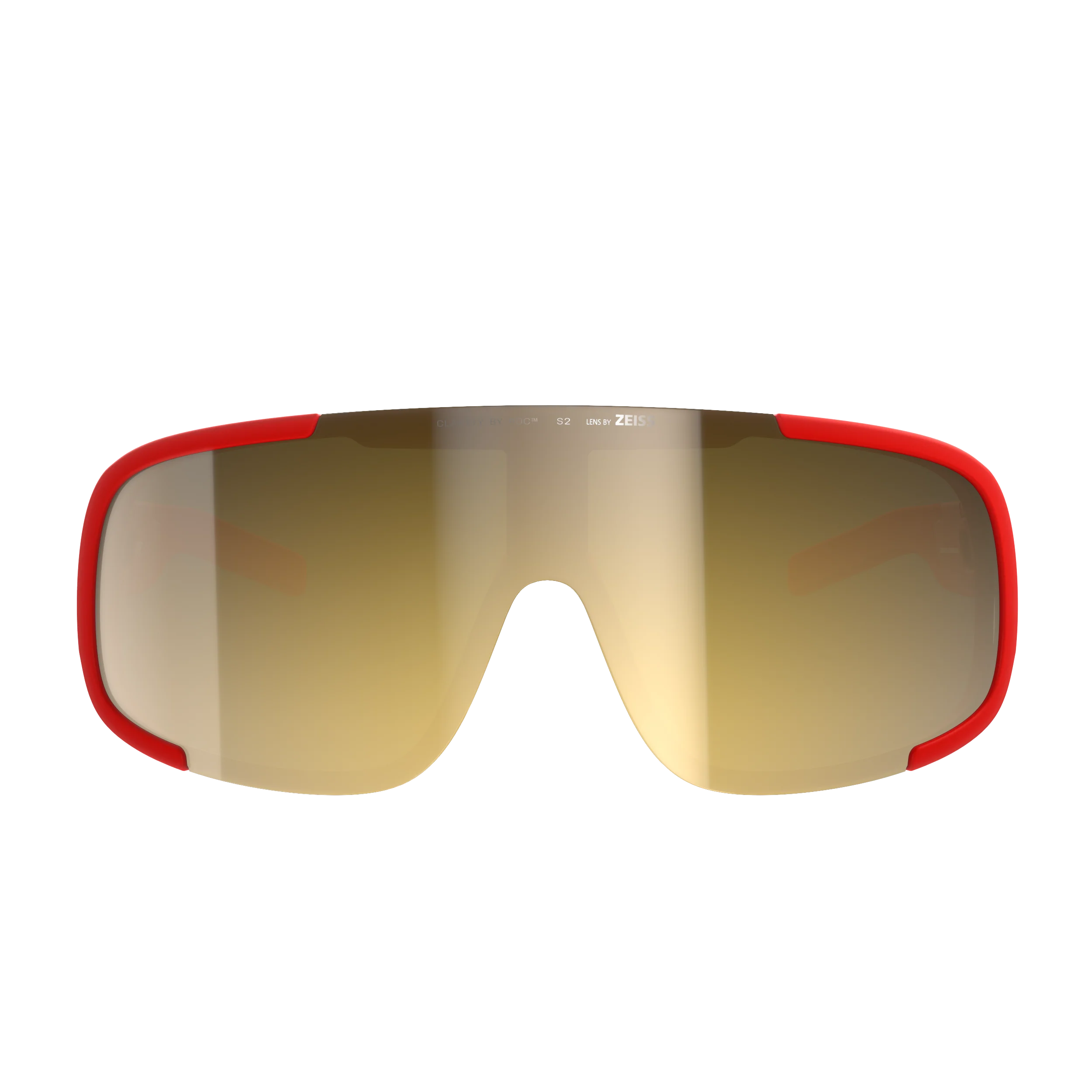 Lunettes POC ASPIRE WF Rouge Verre Clarity Road Partly Sunny Gold - Image 2