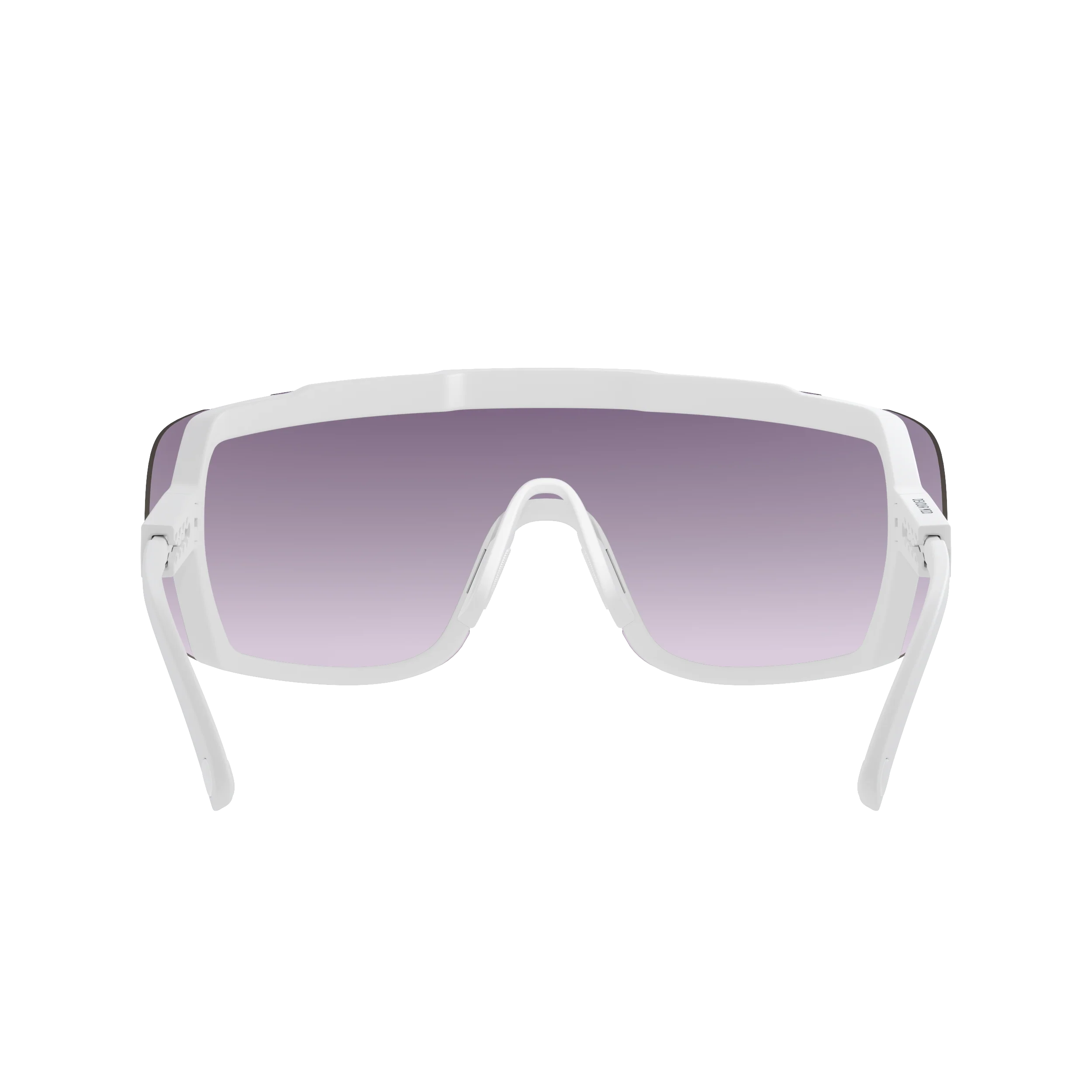 Lunettes POC DEVOUR MID Blanc Verre Clarity Road Sunny Silver - Image 4