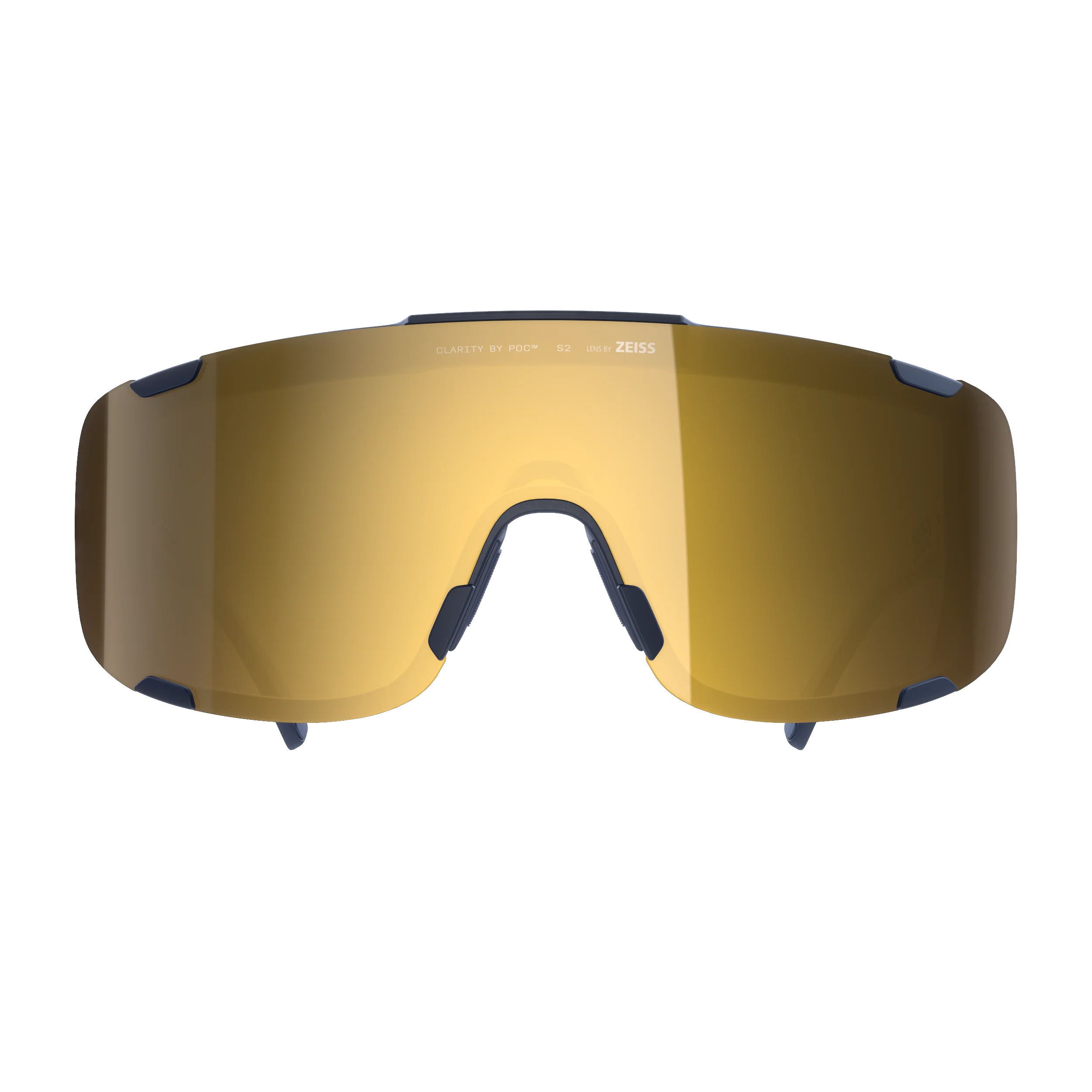 Lunettes POC DEVOUR MID Marine Verre Clarity Road Partly Sunny Gold - Image 2