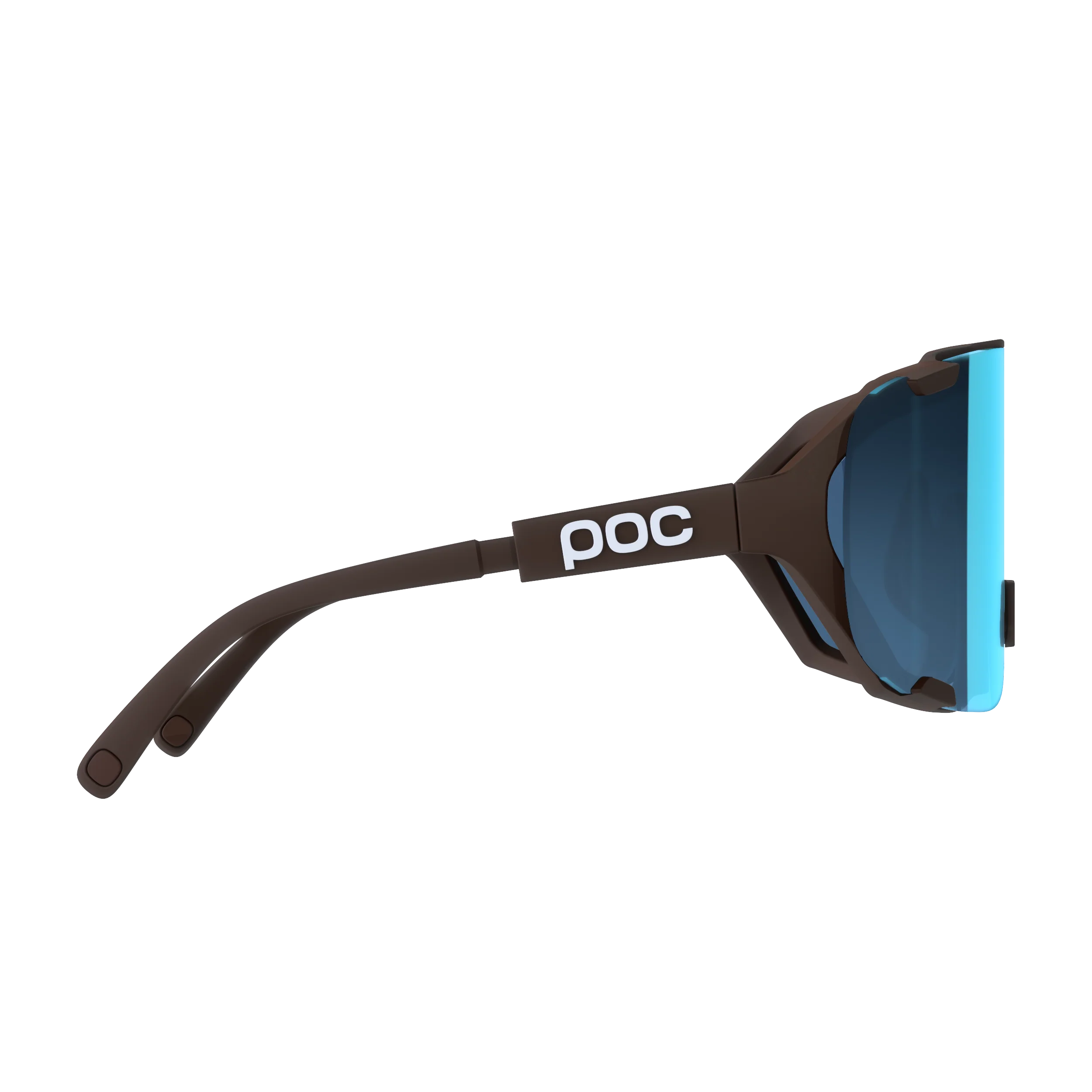 Lunettes POC DEVOUR MID Marron Verre Clarity Universal Sunny Turquoise - Image 3