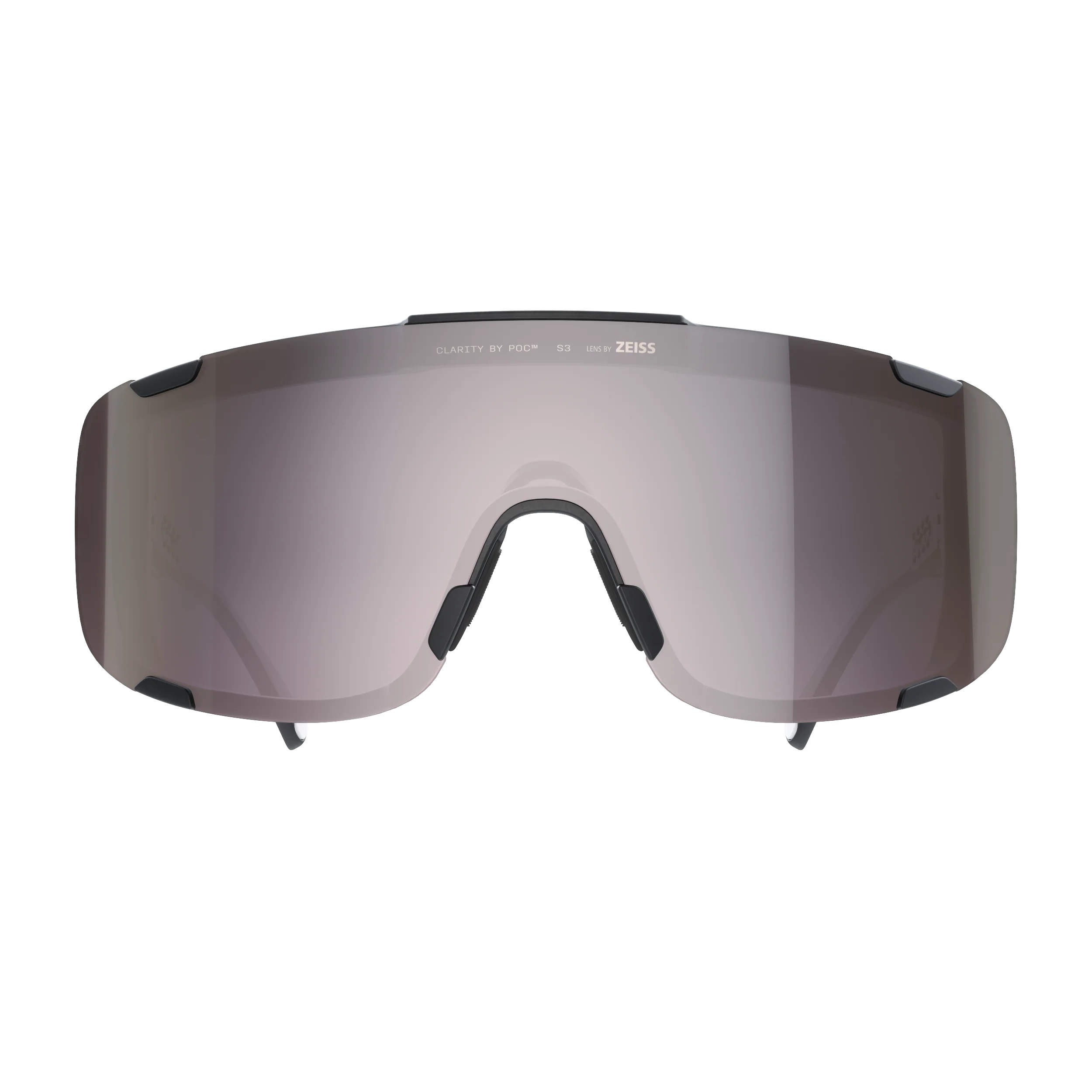Lunettes POC DEVOUR MID + Noir Verre Clarity Road Sunny Silver - Image 2
