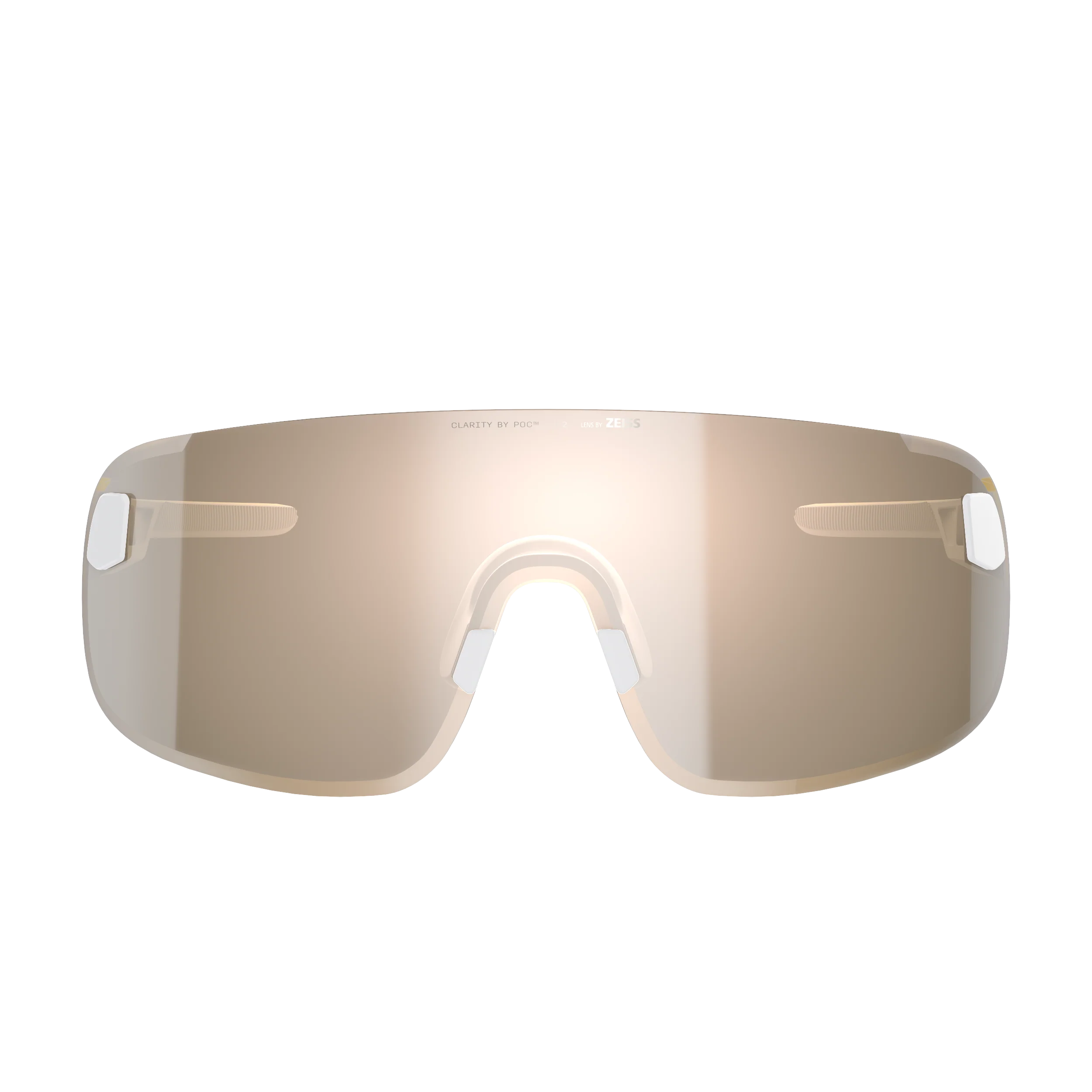 Lunettes POC ELICIT + Blanc Verre Clarity Trail Partly Sunny Silver - Image 2