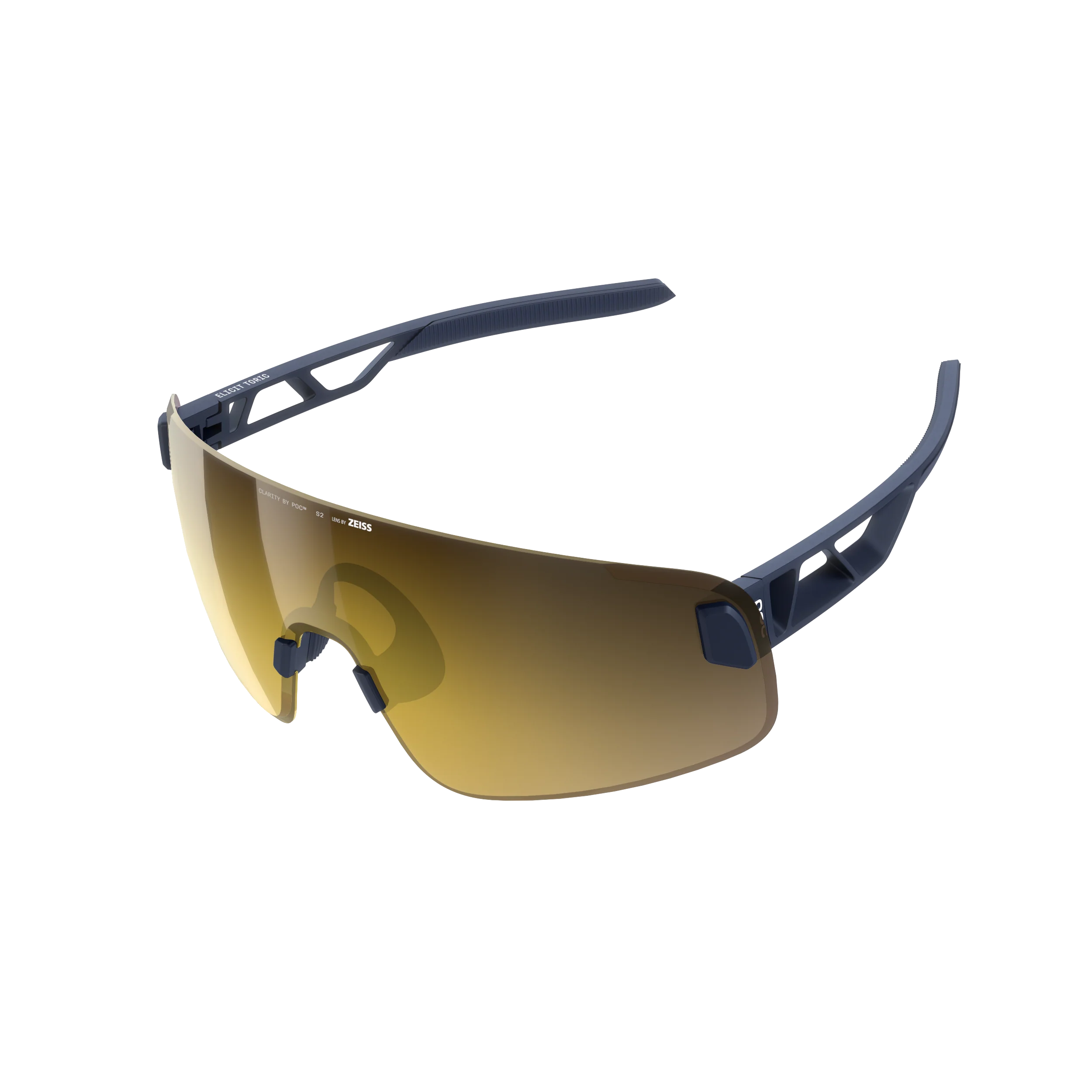 Lunettes POC ELICIT TORIC Marine Verre Clarity Road Partly Sunny Gold