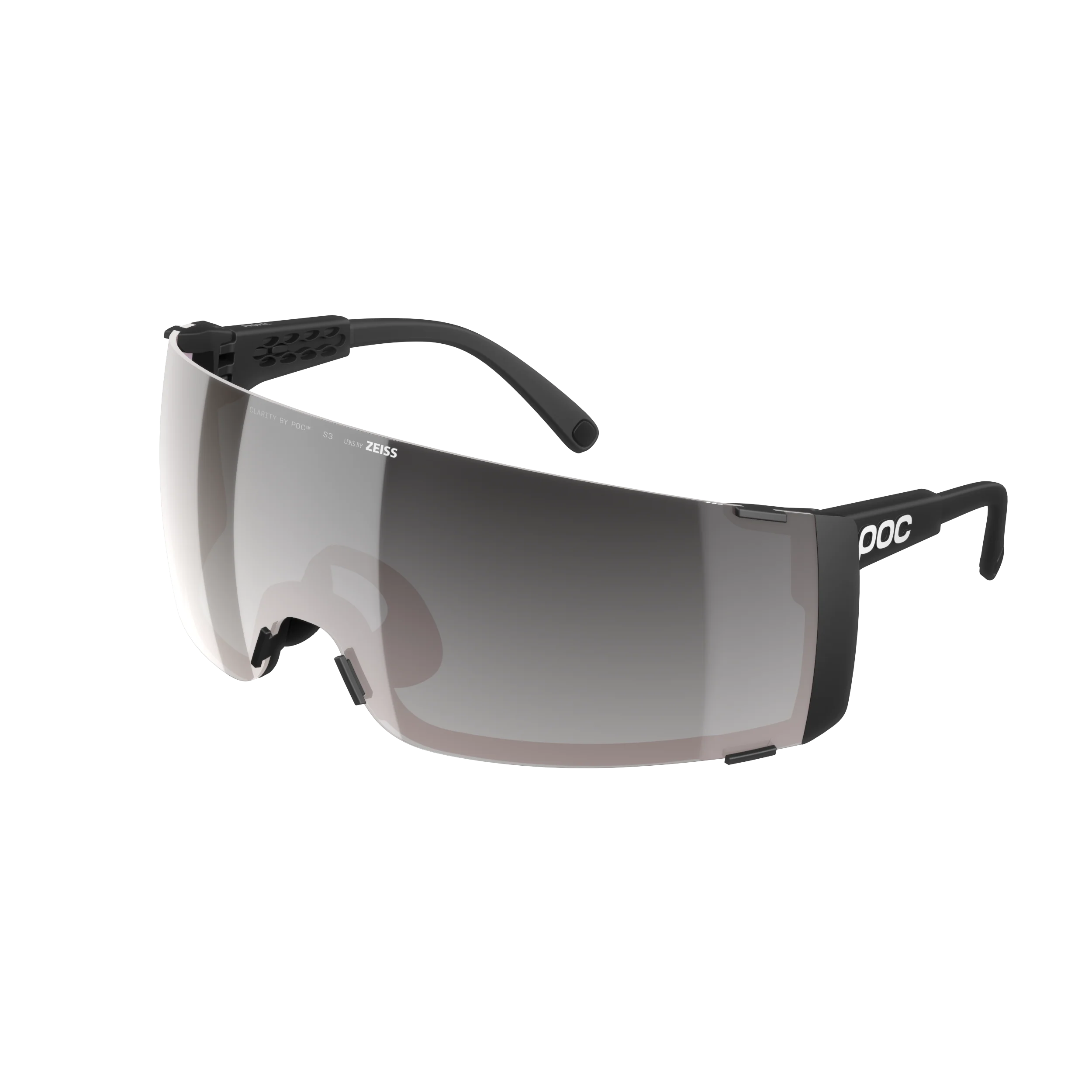 Lunettes POC PROPEL + Noir Verre Clarity Road Sunny Silver