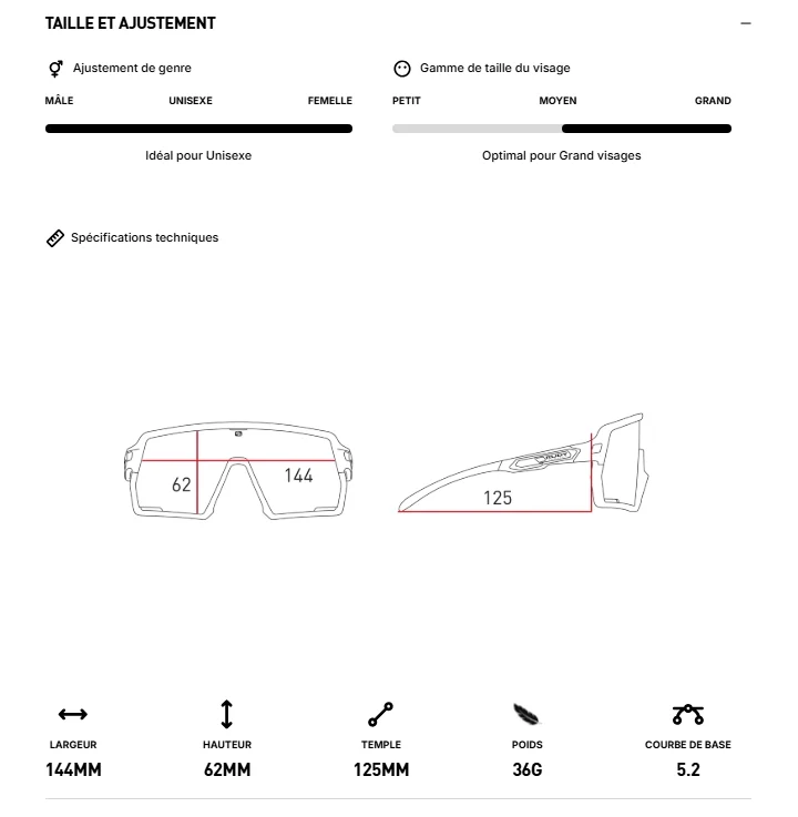 Lunettes RUDY PROJECT KELION Noir Verres IMPACTX™ Photochromique Laser Black - Image 7