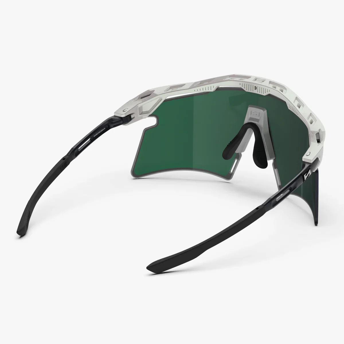 Lunettes SCICON AEROSHADE 2.0 TITANIUM Blanc Metal Verre Multimirror Blue Green + Pink - Image 6
