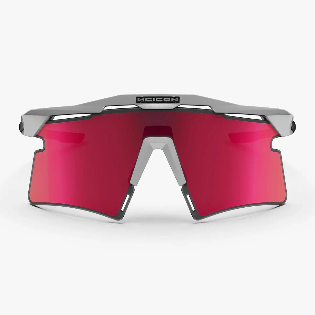 Lunettes SCICON AEROSHADE 2.0 TITANIUM Blanc Metal Verre Multimirror Sunburts + Pink - Image 2