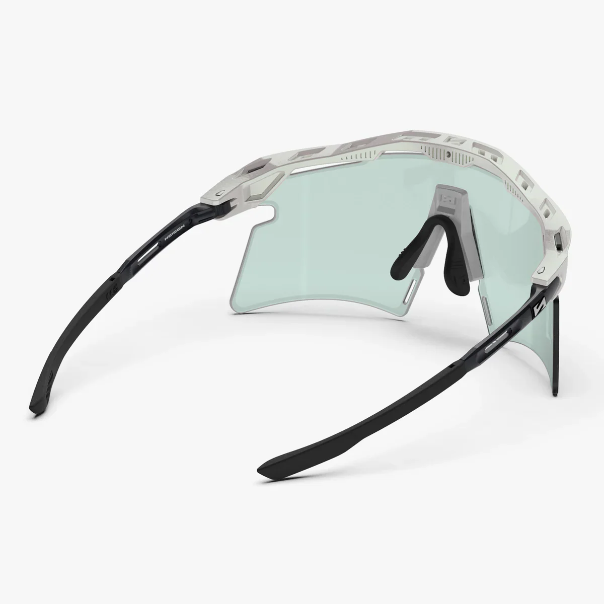 Lunettes SCICON AEROSHADE 2.0 TITANIUM Blanc Metal Verre Photochromique Blue Green - Image 5