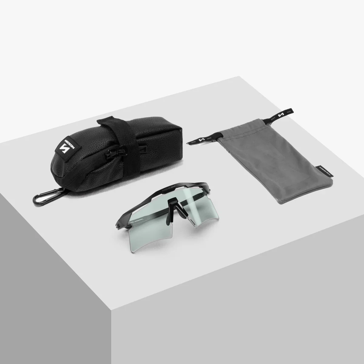 Lunettes SCICON AEROSHADE 2.0 TITANIUM Blanc Metal Verre Photochromique Blue Green - Image 6
