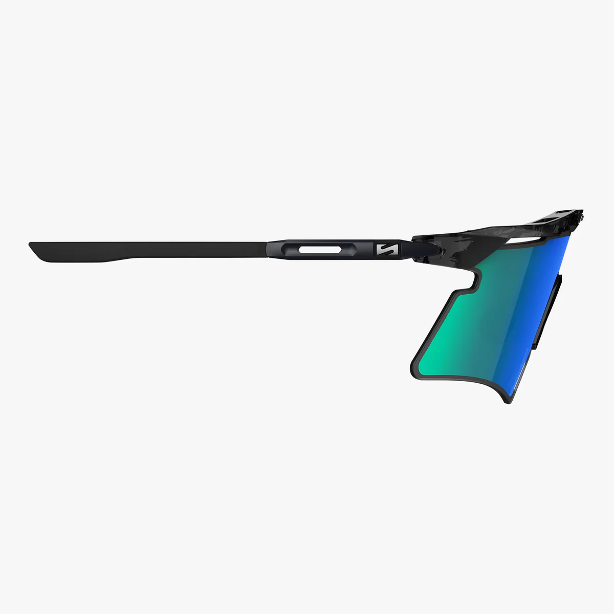 Lunettes SCICON AEROSHADE 2.0 TITANIUM Noir Crystal Gloss Verre Multimirror Blue Green + Pink - Image 4