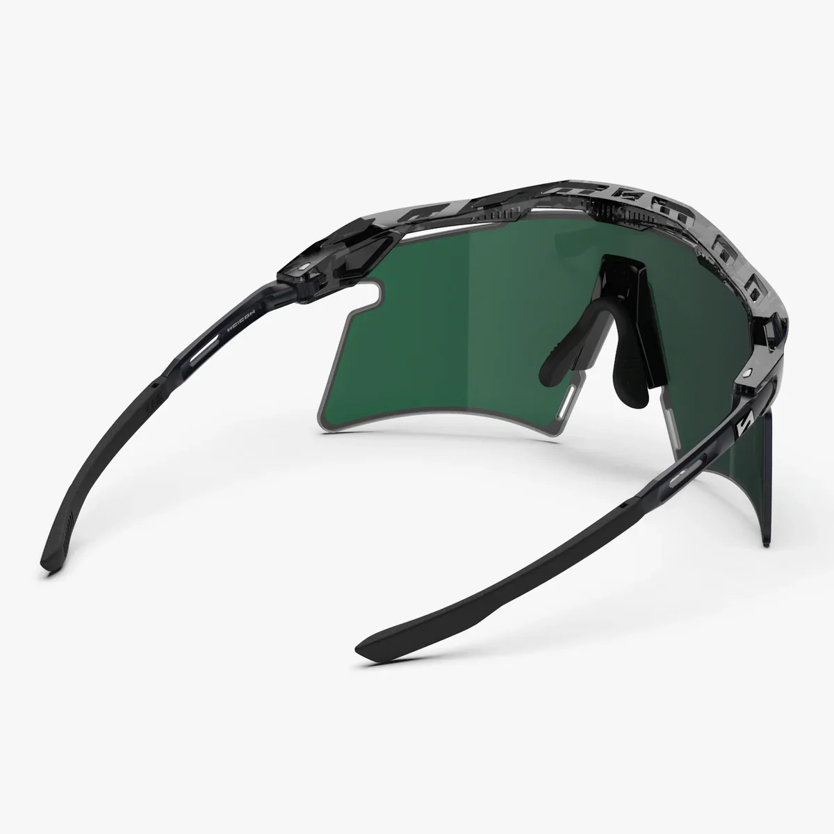 Lunettes SCICON AEROSHADE 2.0 TITANIUM Noir Crystal Gloss Verre Multimirror Blue Green + Pink - Image 6
