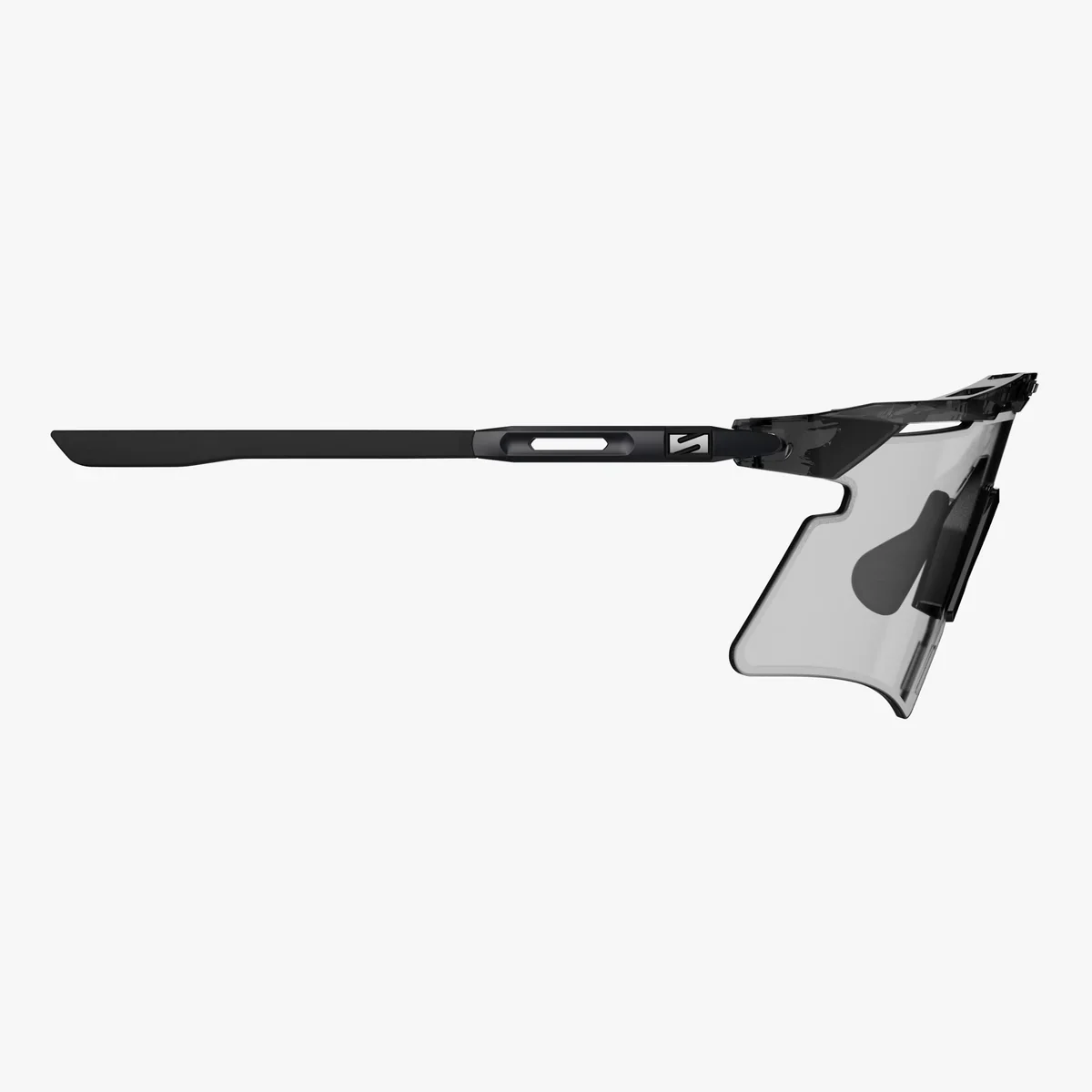 Lunettes SCICON AEROSHADE 2.0 TITANIUM Noir Crystal Gloss Verre Photochromique Grey - Image 3