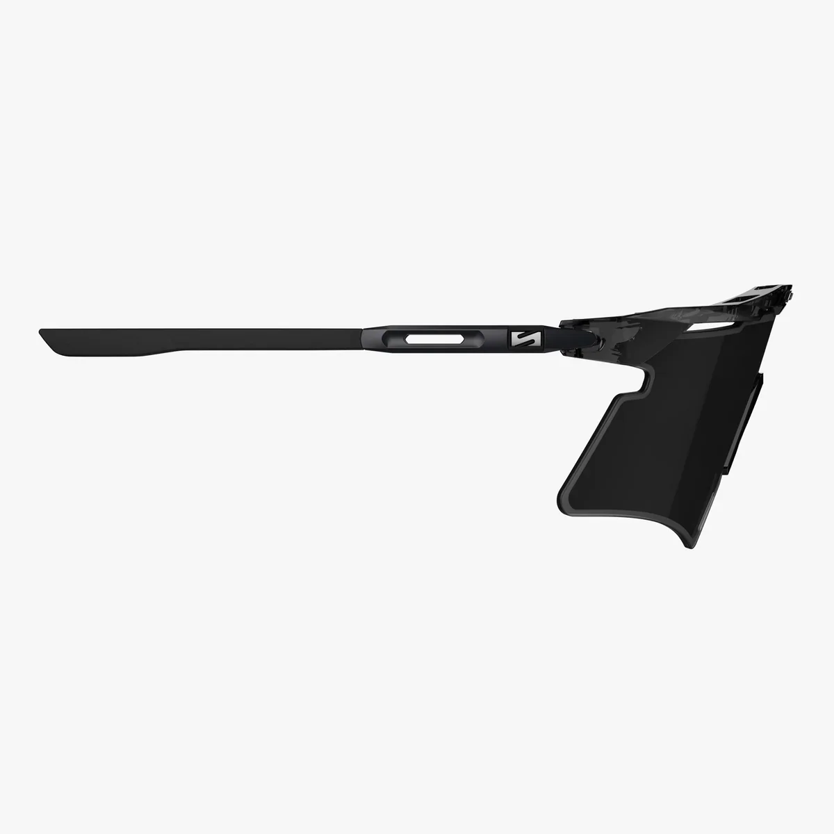 Lunettes SCICON AEROSHADE 2.0 TITANIUM Noir Crystal Gloss Verre Smoke Black + Pink - Image 3