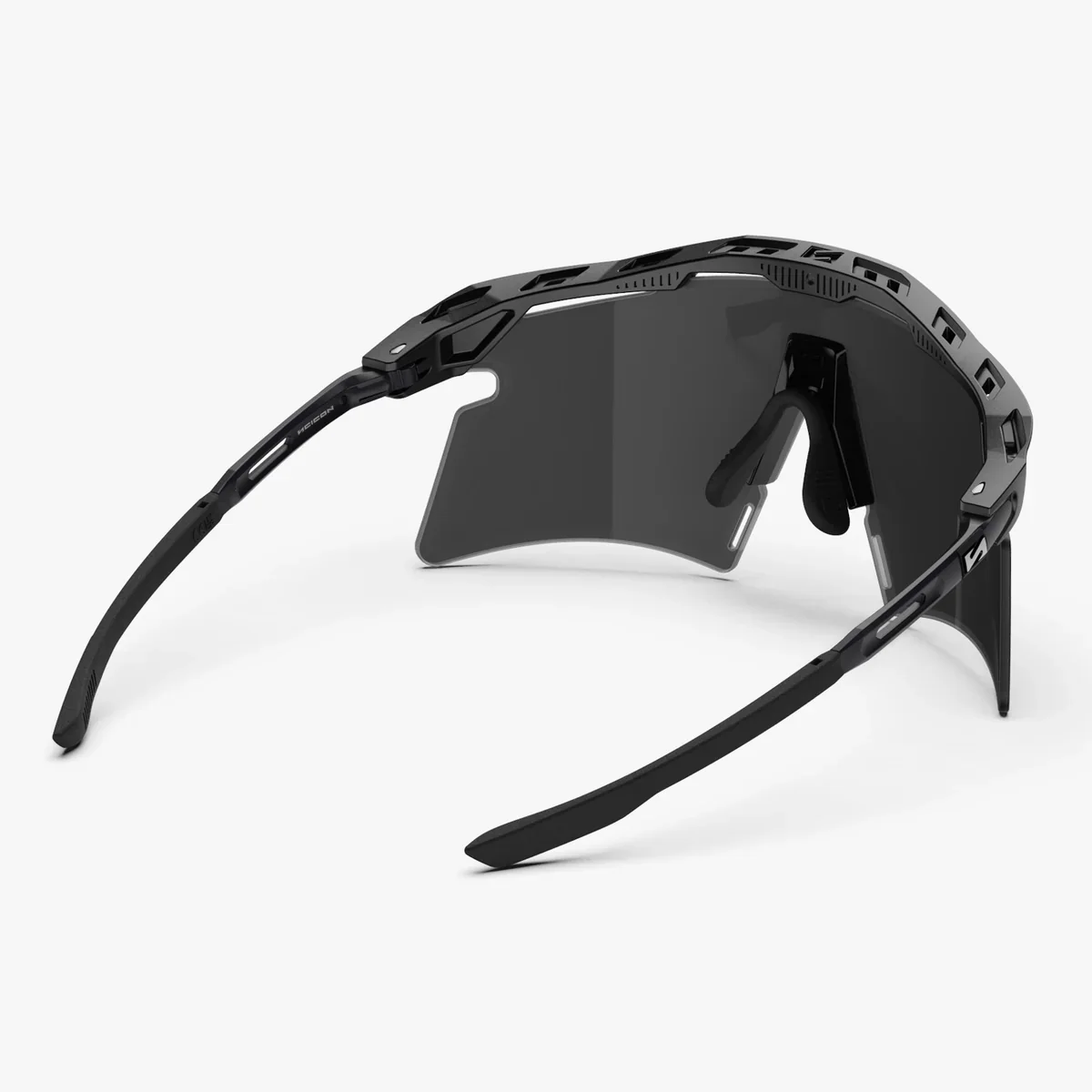 Lunettes SCICON AEROSHADE 2.0 TITANIUM Noir Matt Verre Multimirror Silver + Pink - Image 5