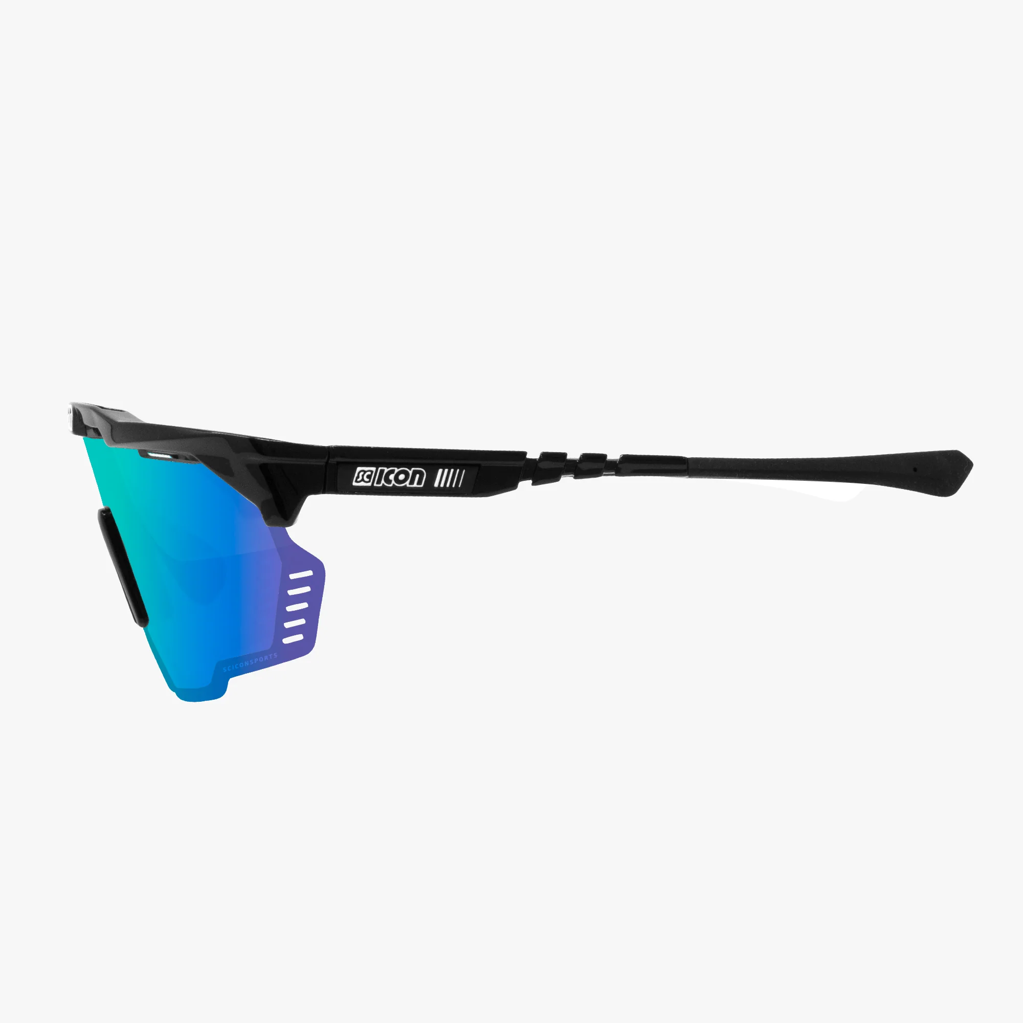 Lunettes SCICON AEROSHADE KUNKEN Noir Multimirror Bleu - Image 3