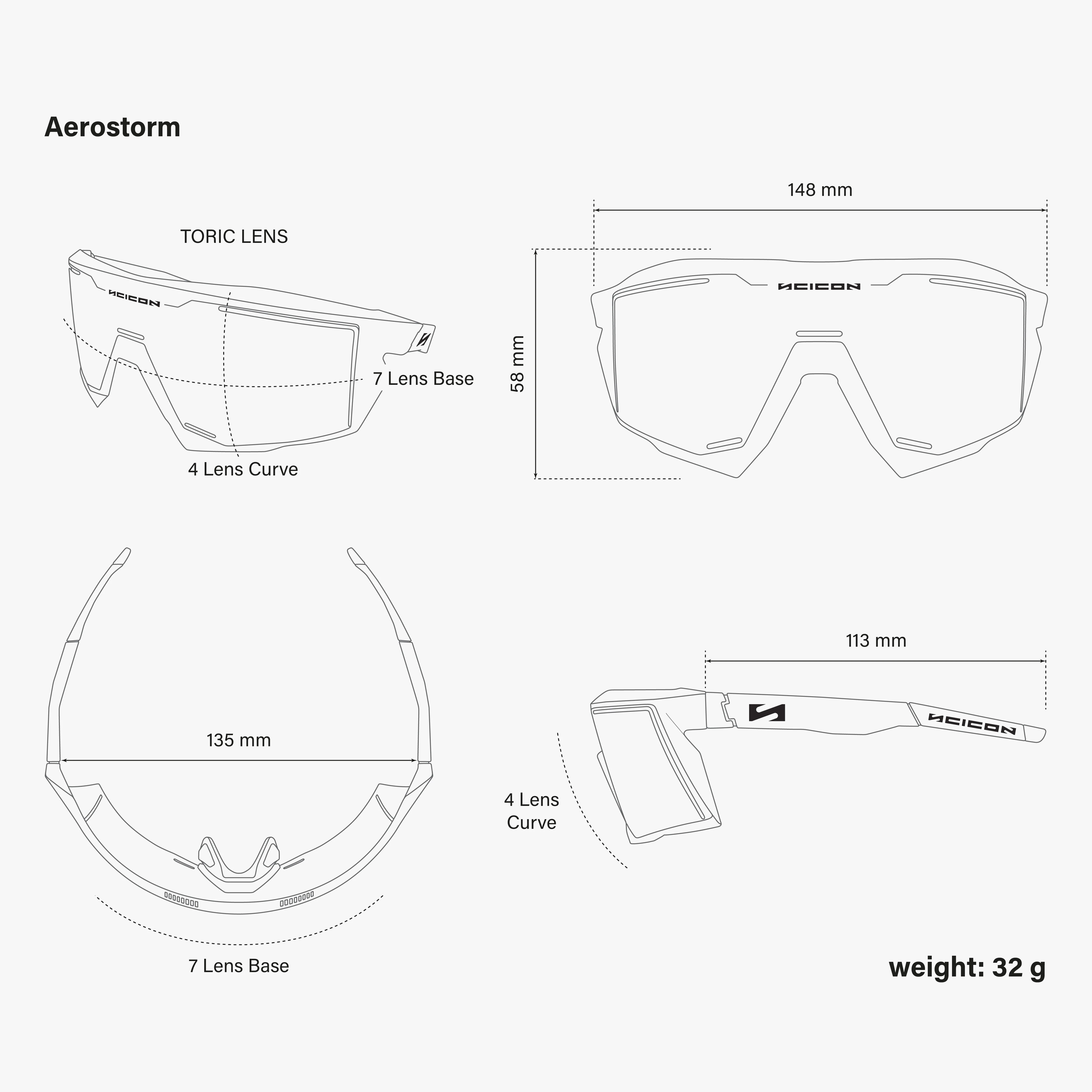 Lunettes SCICON AEROSTORM Multimirror Green - Image 9