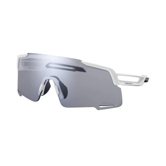 Lunettes SHIMANO EQUINOX 4 CE-EQNX5 Blanc Matt Verre Photochromique Gris