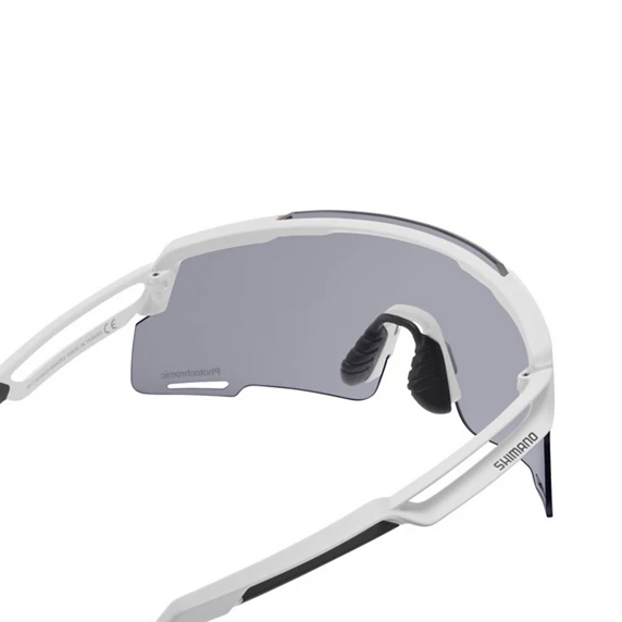 Lunettes SHIMANO EQUINOX 4 CE-EQNX5 Blanc Matt Verre Photochromique Gris - Image 4