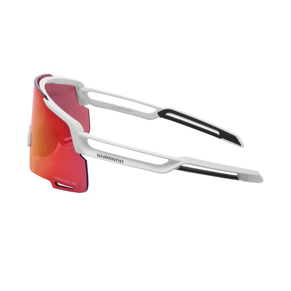 Lunettes SHIMANO EQUINOX 4 CE-EQNX5 Blanc Matt Verre Ridescape Road - Image 3