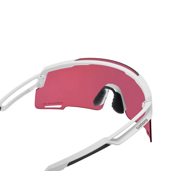 Lunettes SHIMANO EQUINOX 4 CE-EQNX5 Blanc Matt Verre Ridescape Road - Image 4