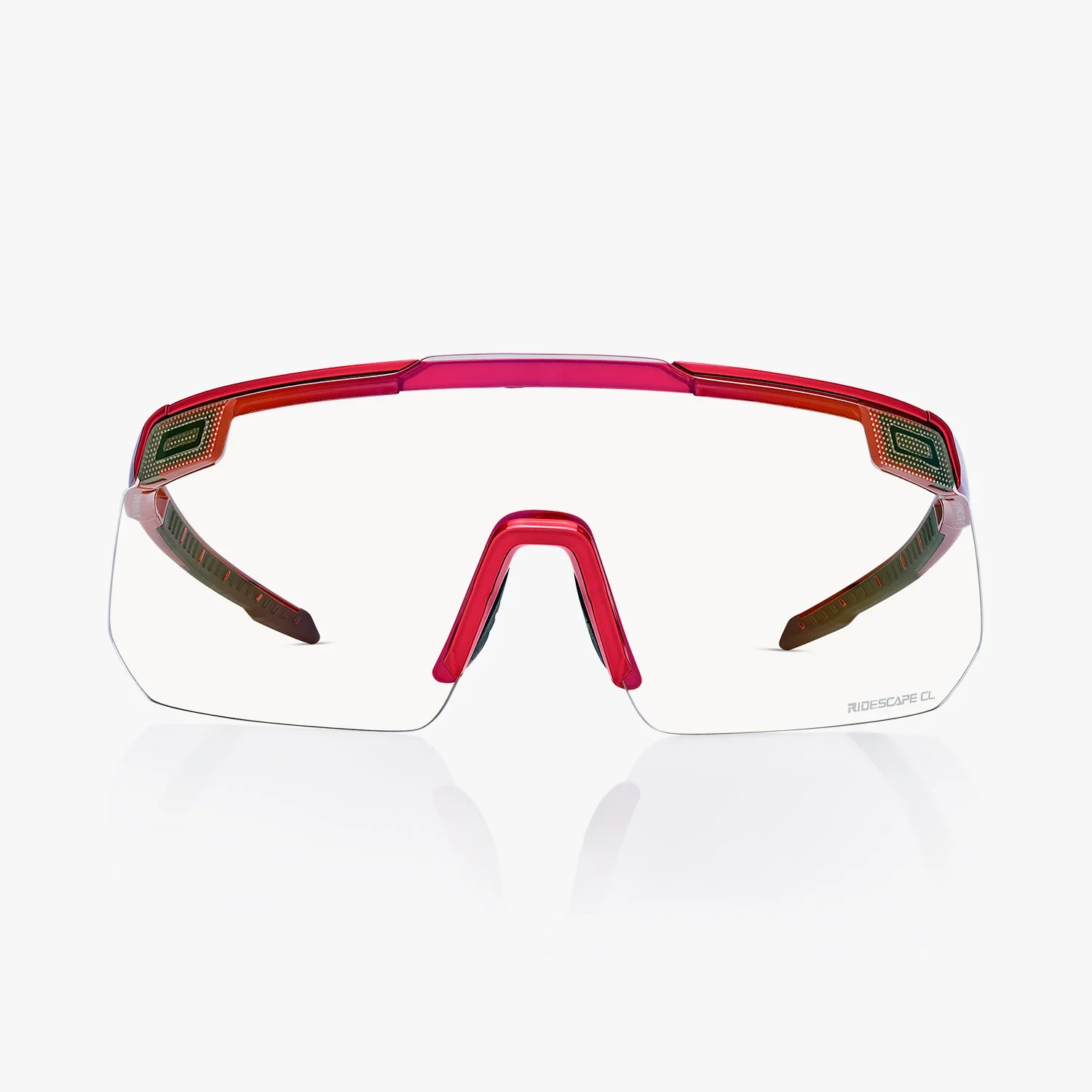 Lunettes SHIMANO S-PHYRE CE-SPHR2 Rouge Métalisé Verre Ridescape Road - Image 5