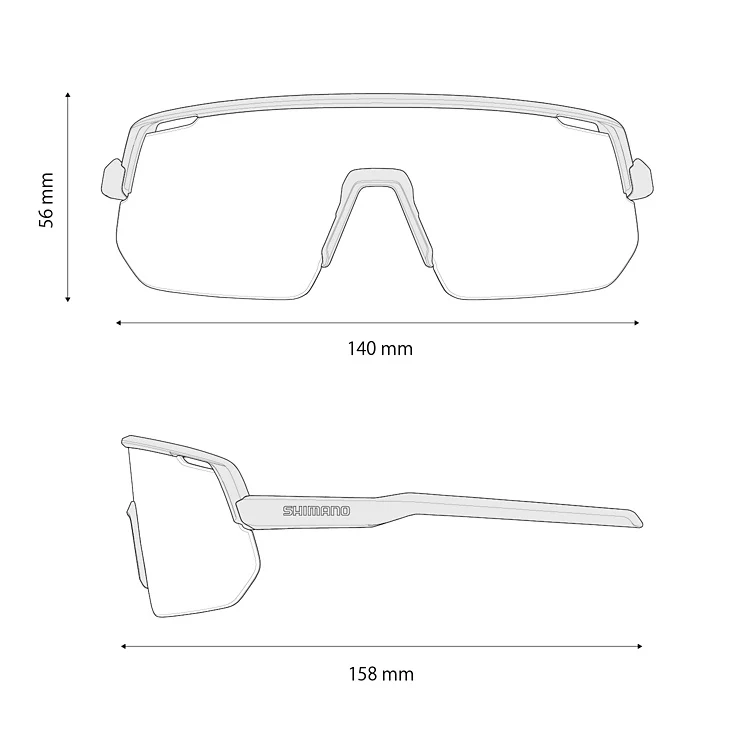 Lunettes SHIMANO TECHNIUM L CE-TCNL2 Noir Matt Verre Ridescape Road - Image 7