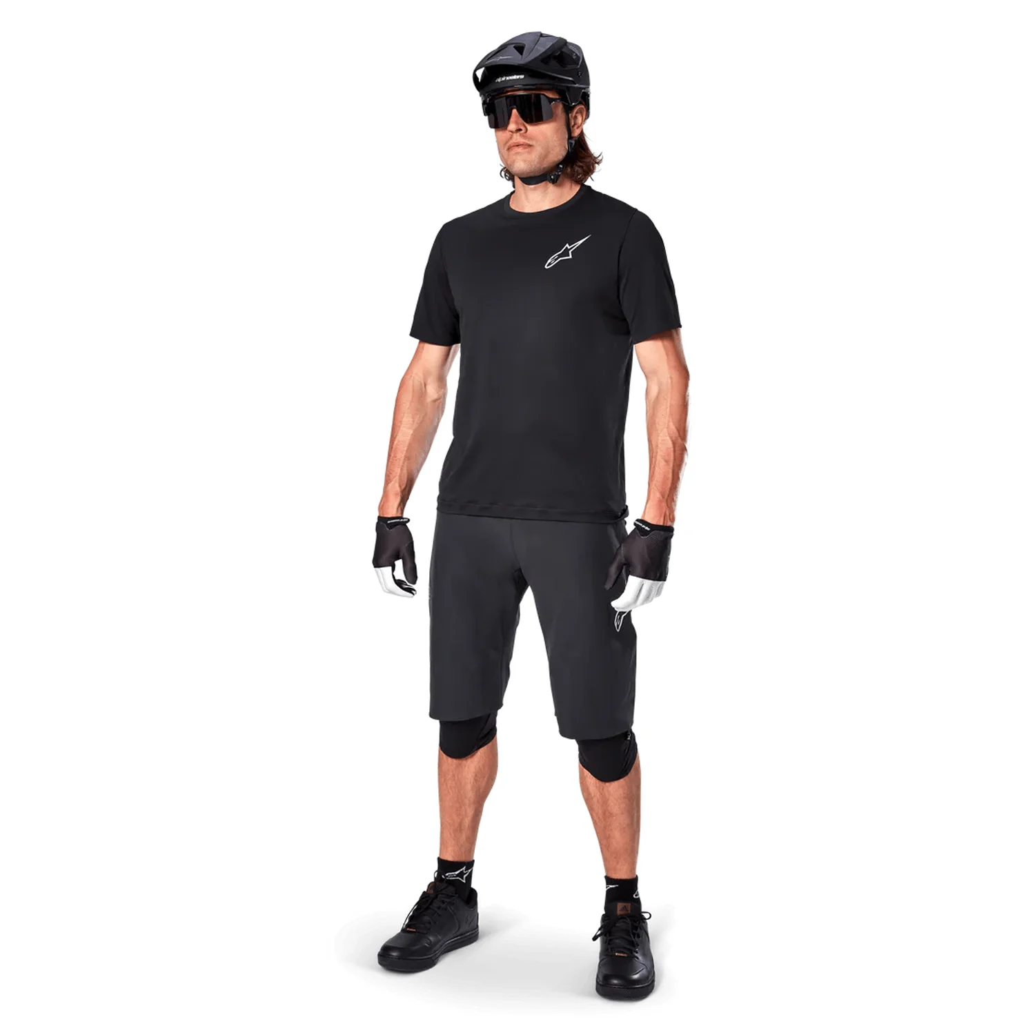 Maillot ALPINESTARS A-ARIA ASTAR Manches Courtes Noir - Image 3