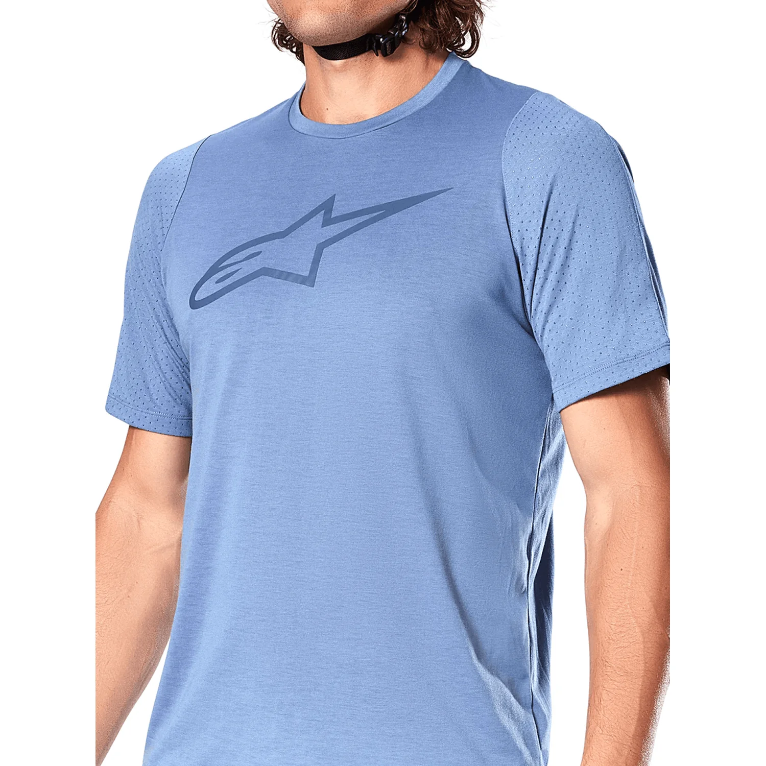 Maillot ALPINESTARS A-DURA ASTAR Manches Courtes Bleu - Image 4