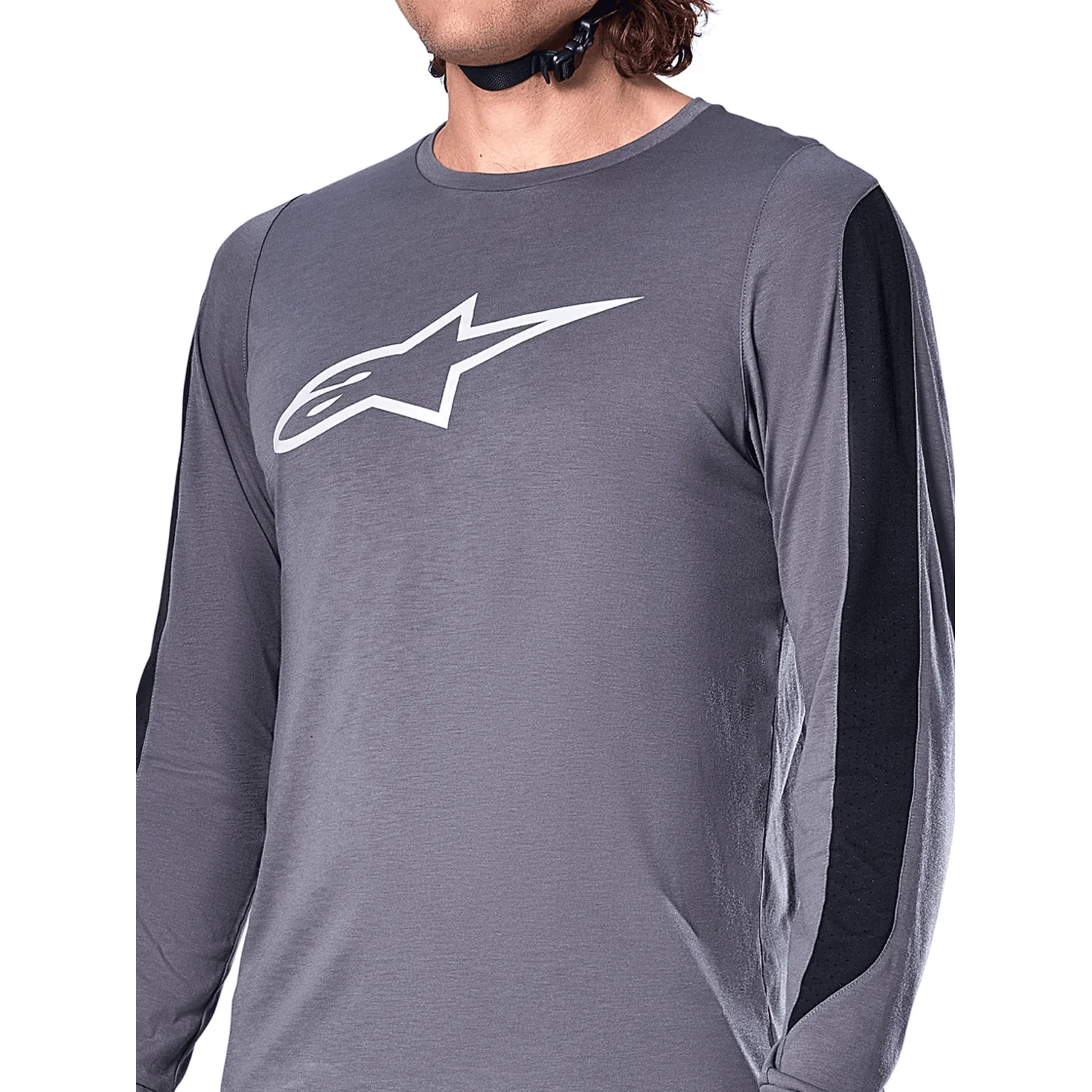Maillot ALPINESTARS A-DURA DRI ASTAR Manches Longues Gris foncé - Image 4