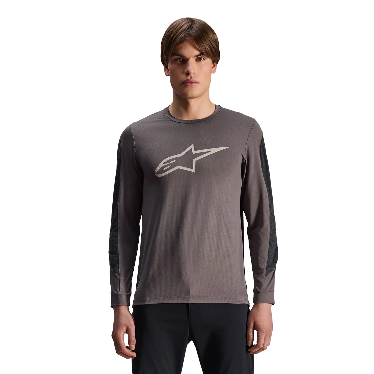 Maillot ALPINESTARS A-DURA INSET ASTAR Manches Longues Gris