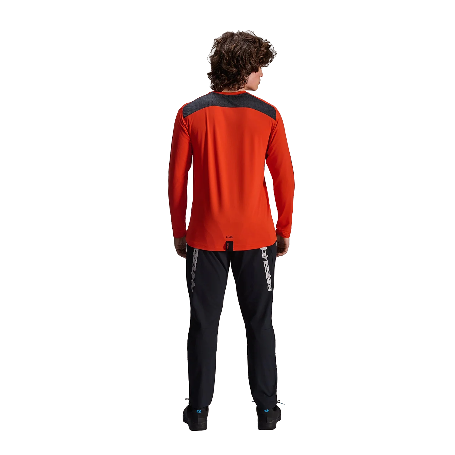Maillot ALPINESTARS A-DURA INSET ASTAR Manches Longues Orange - Image 4