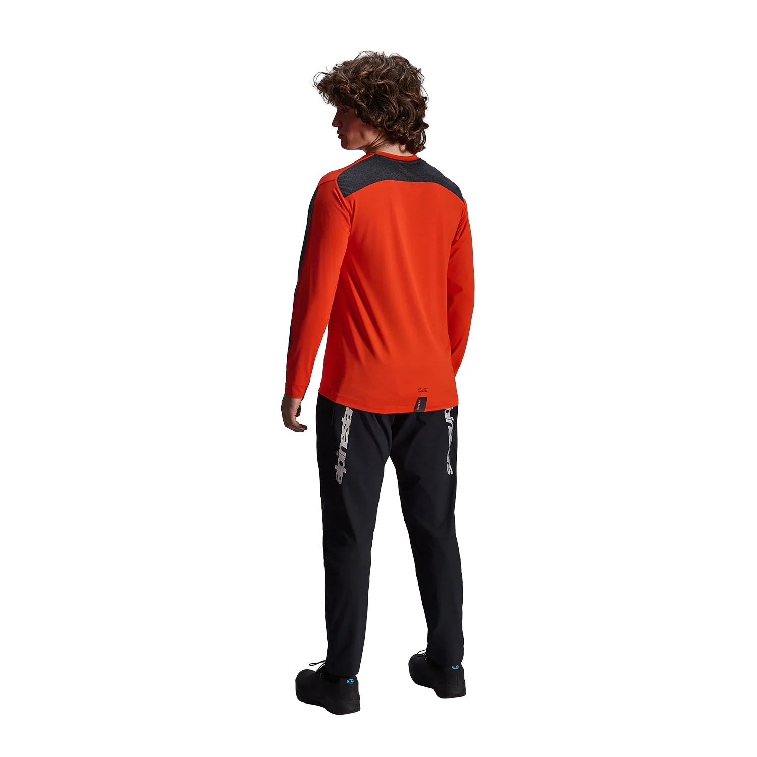 Maillot ALPINESTARS A-DURA INSET ASTAR Manches Longues Orange - Image 5