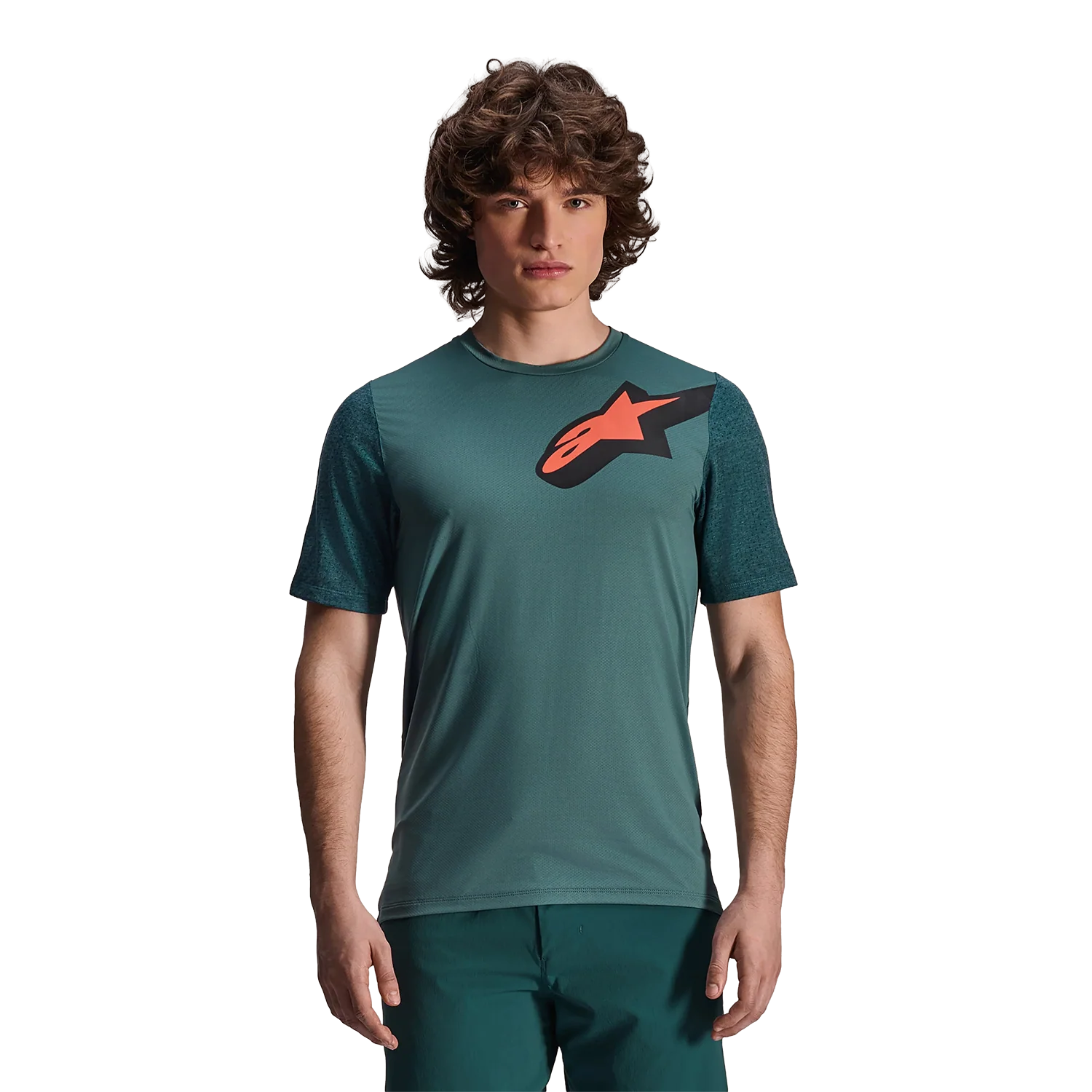 Maillot ALPINESTARS A-DURA LIPAN Manches Courtes Kaki