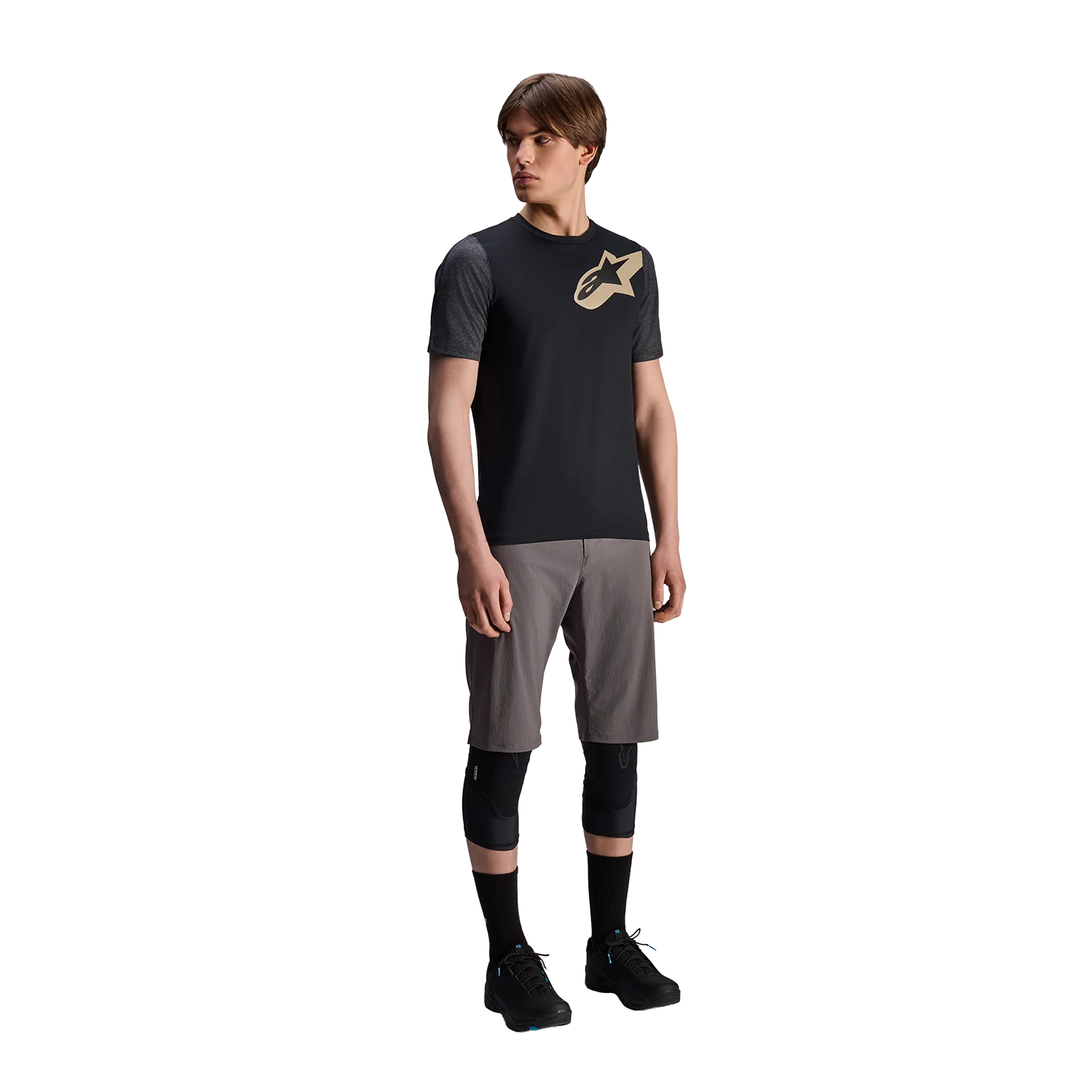 Maillot ALPINESTARS A-DURA LIPAN Manches Courtes Noir - Image 3