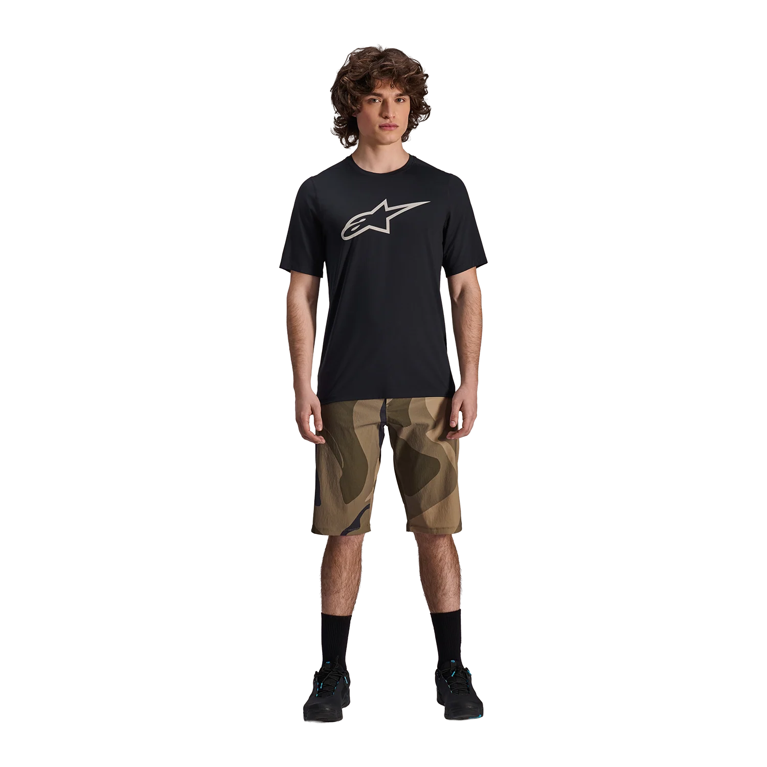 Maillot ALPINESTARS A-DURA ASTAR Manches Courtes Noir - Image 7