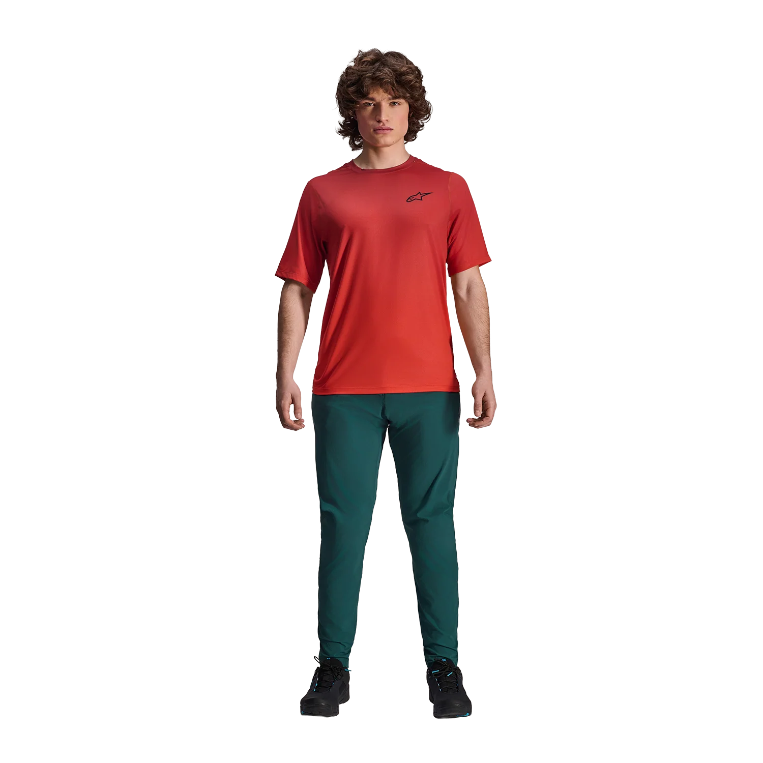Maillot ALPINESTARS A-DURA RISE Manches Courtes Orange - Image 2
