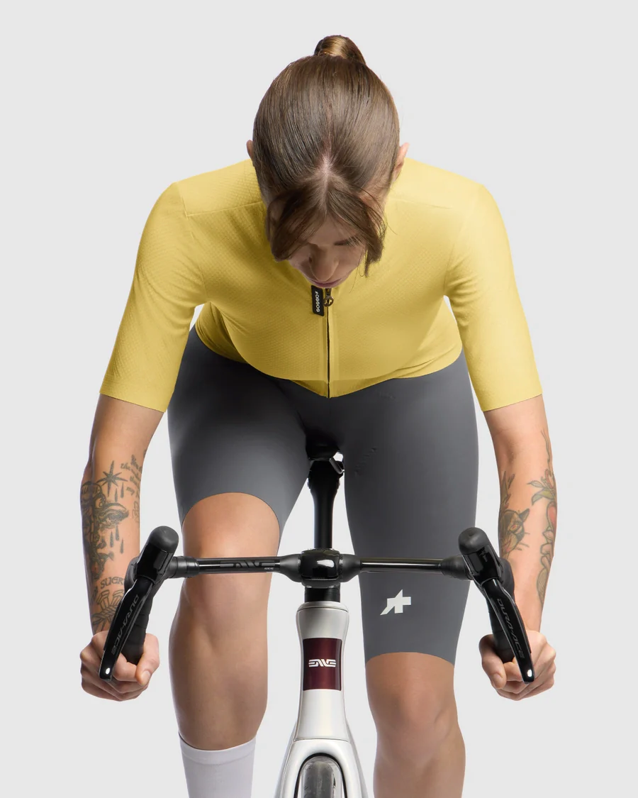 Maillot ASSOS DYORA R S11 Manches Courtes Femme Yellow - Image 4