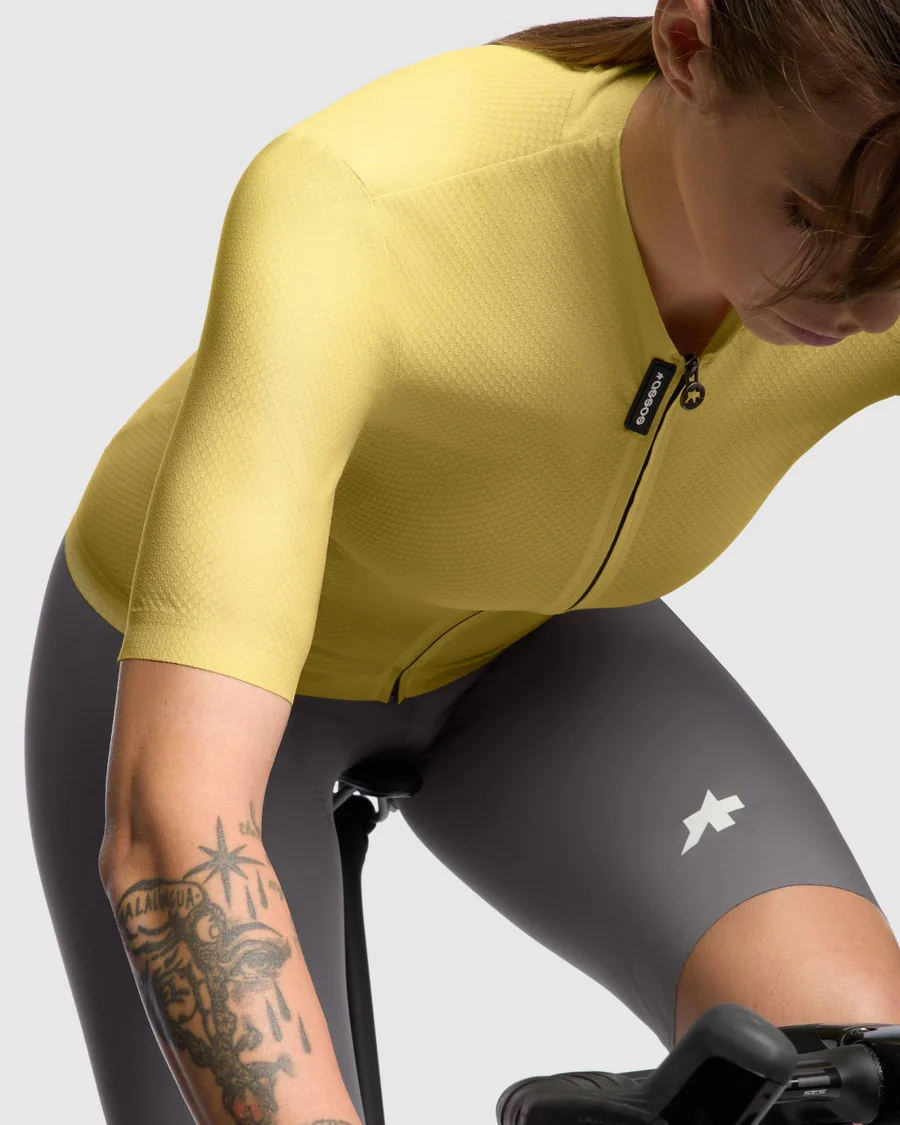 Maillot ASSOS DYORA R S11 Manches Courtes Femme Yellow - Image 7