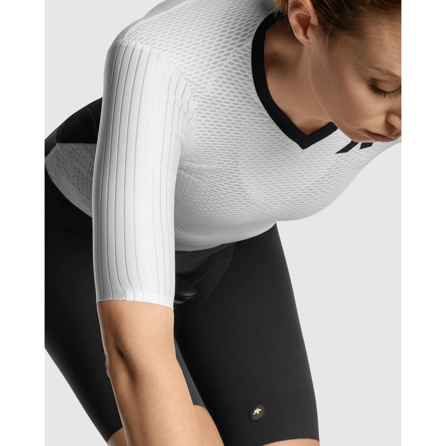 Maillot ASSOS DYORA RSV S11 Manches Courtes Femme Blanc - Image 8
