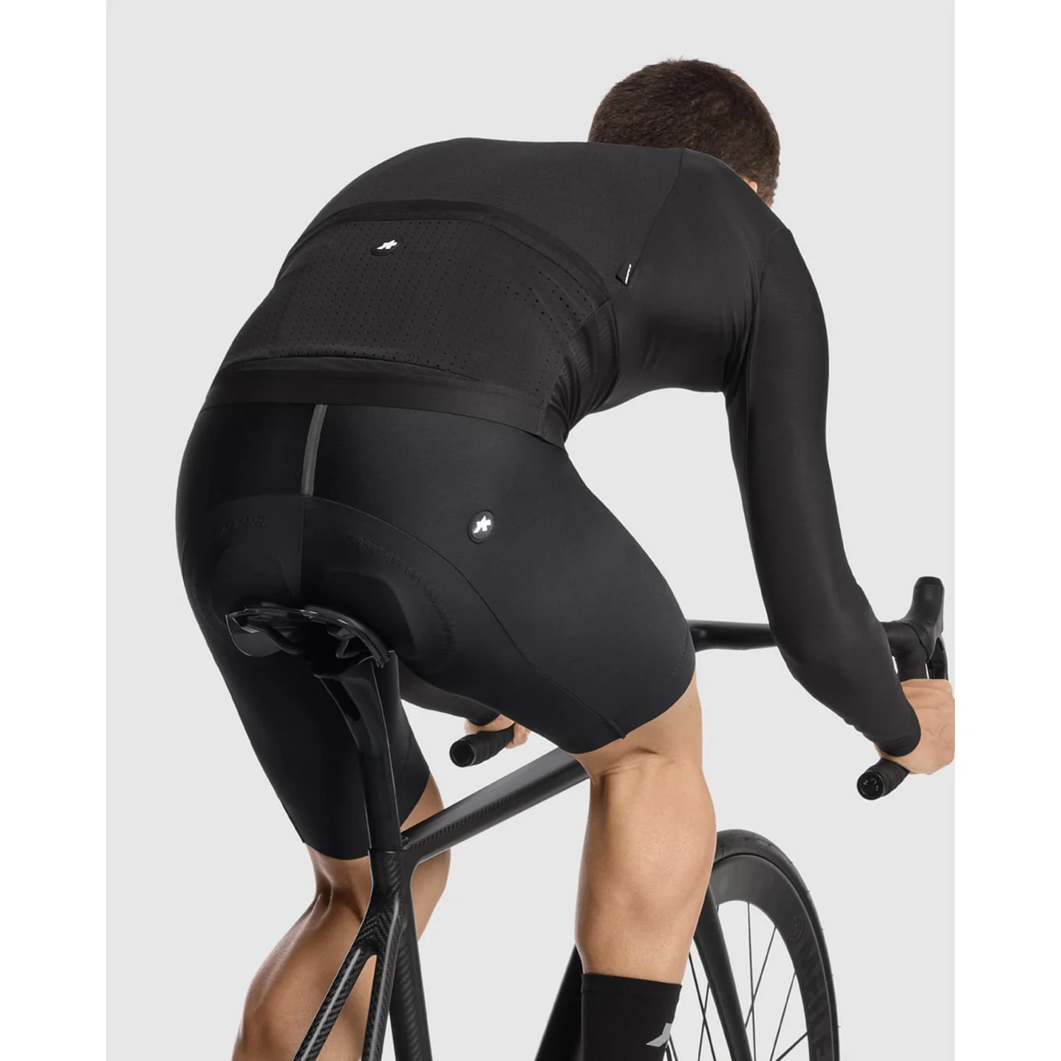 Maillot ASSOS EQUIPE R SPRING FALL S11 Manches Longues Noir - Image 7