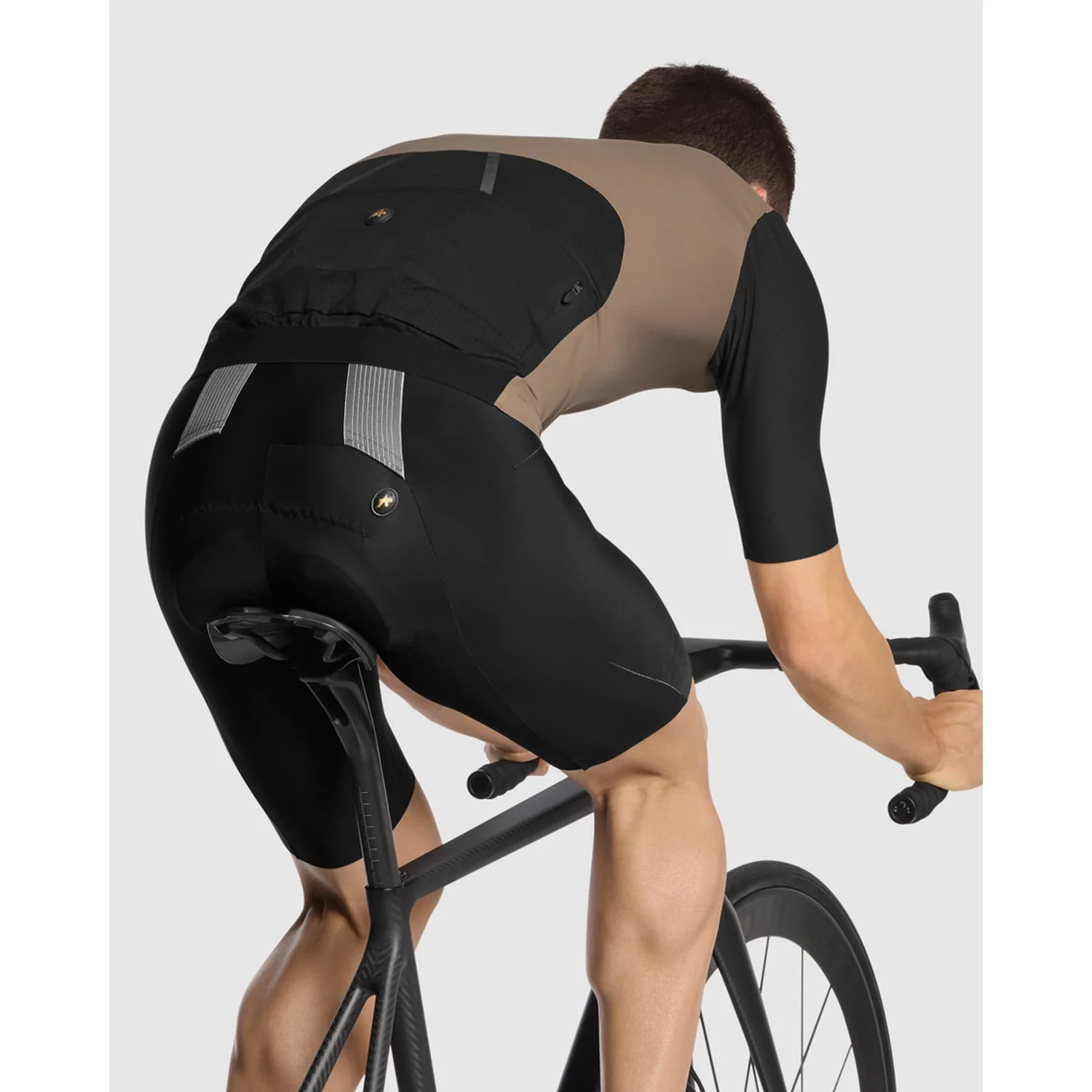 Maillot ASSOS EQUIPE RS S11 Manches Courtes Noir/Beige - Image 7