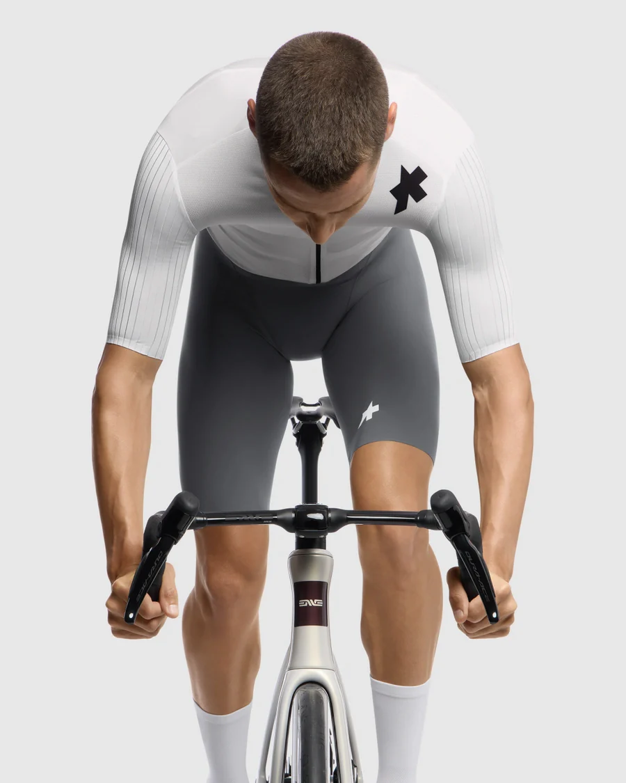 Maillot ASSOS EQUIPE RS S11 Manches Courtes Blanc - Image 4